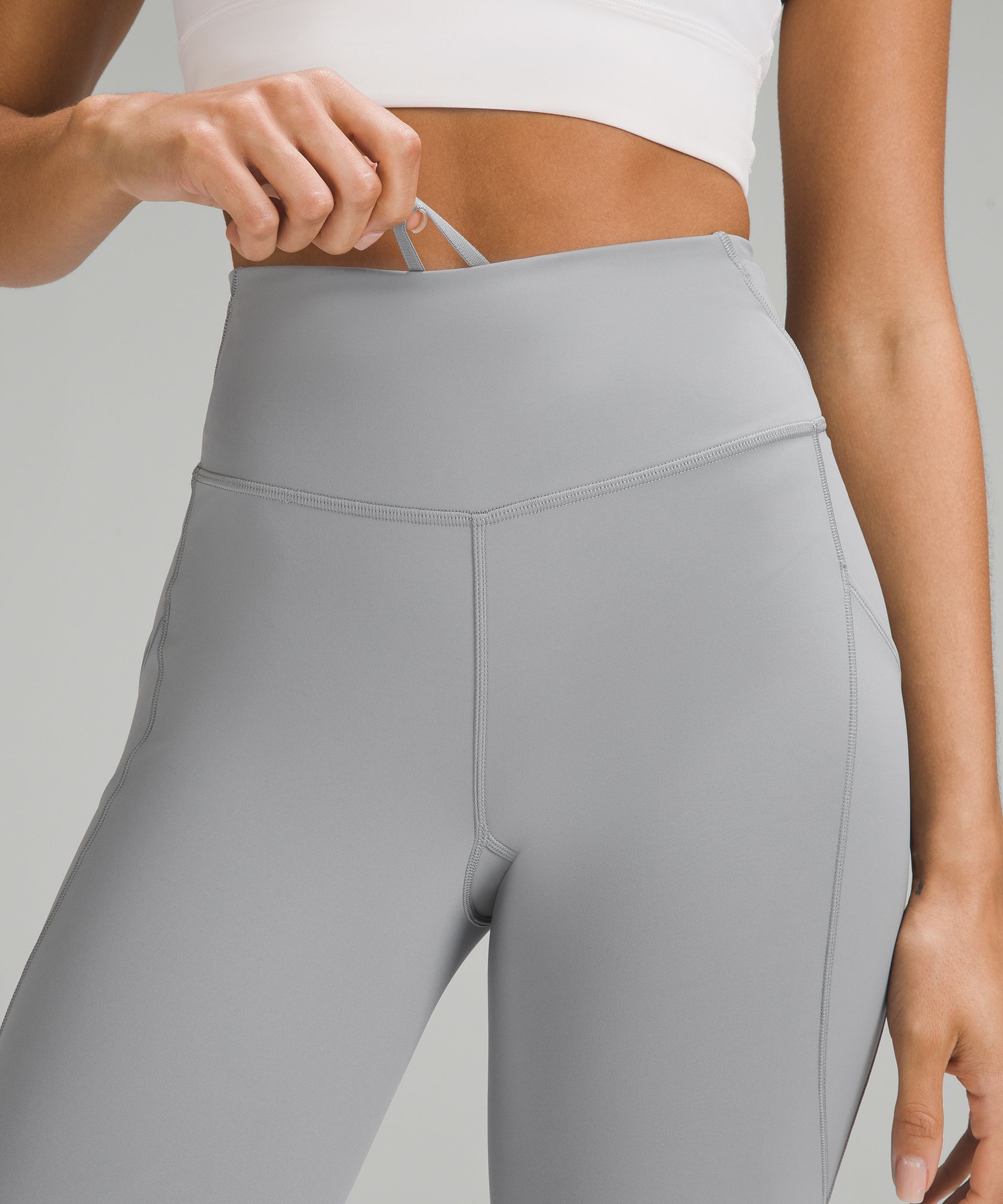 lululemon athletica Fast And Free High-rise Leggings 25 Pockets in Gray