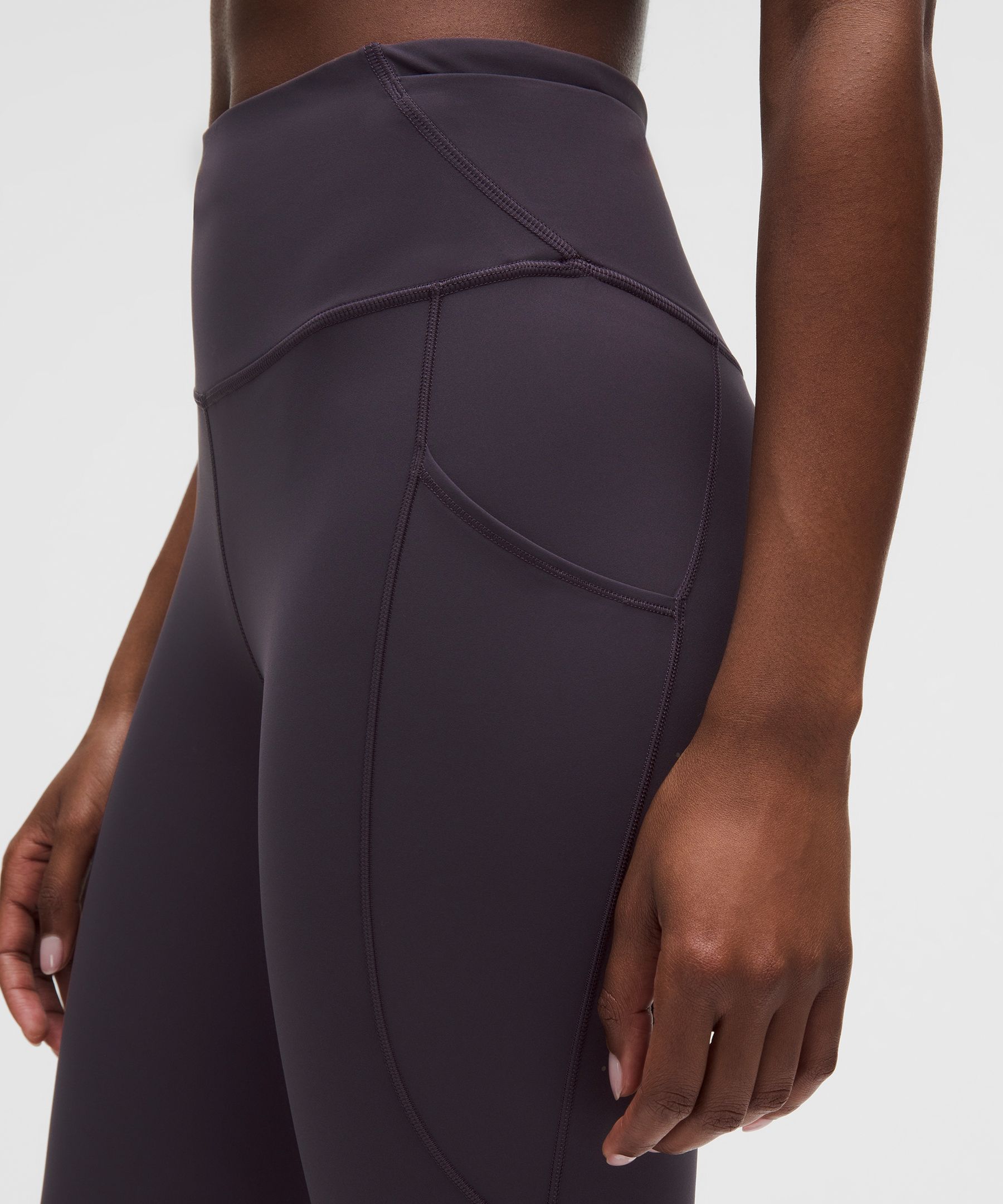 Lululemon Fast And Free High-rise Tight 25" In White