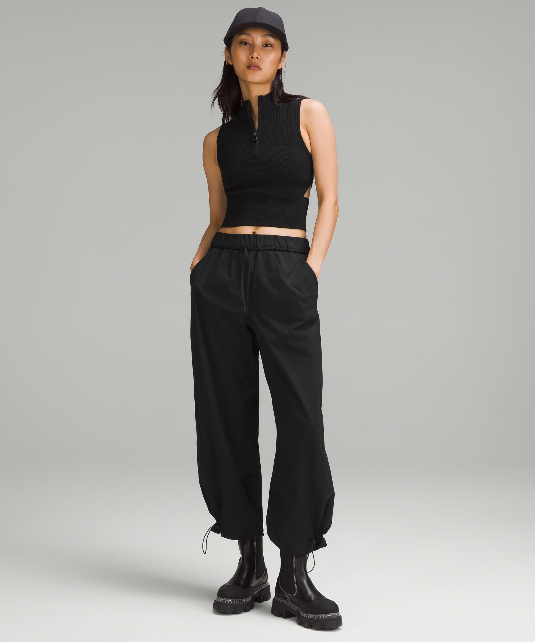 Cinchable Cuff High-Rise Jogger