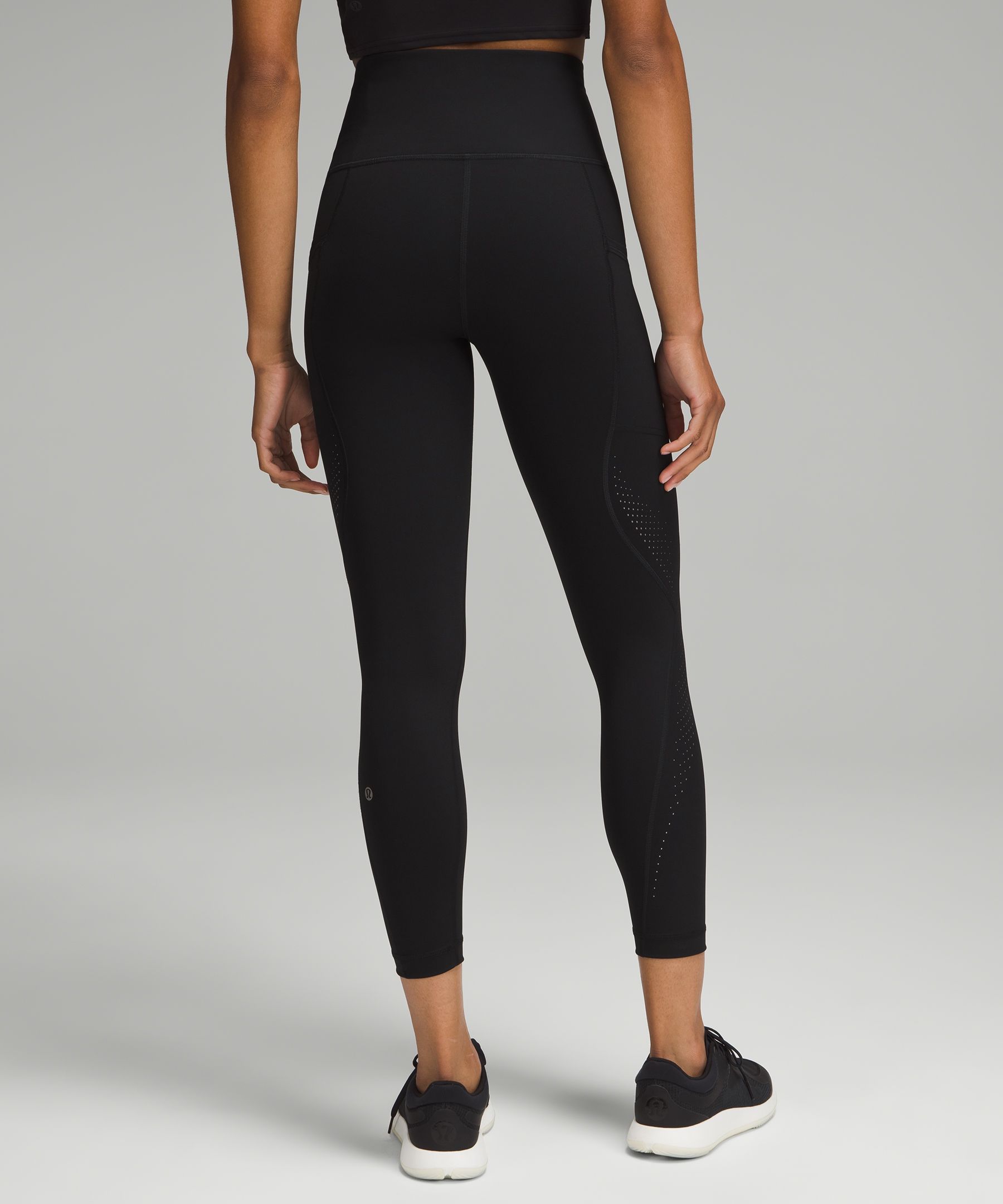 Lululemon Tight Stuff Tight (Reflective) - Black / Night Fall