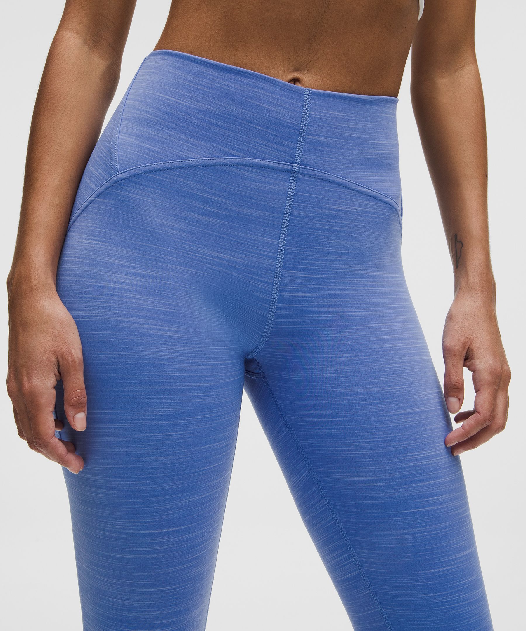 InStill High-Rise Tight 25, Heathered Wild Indigo