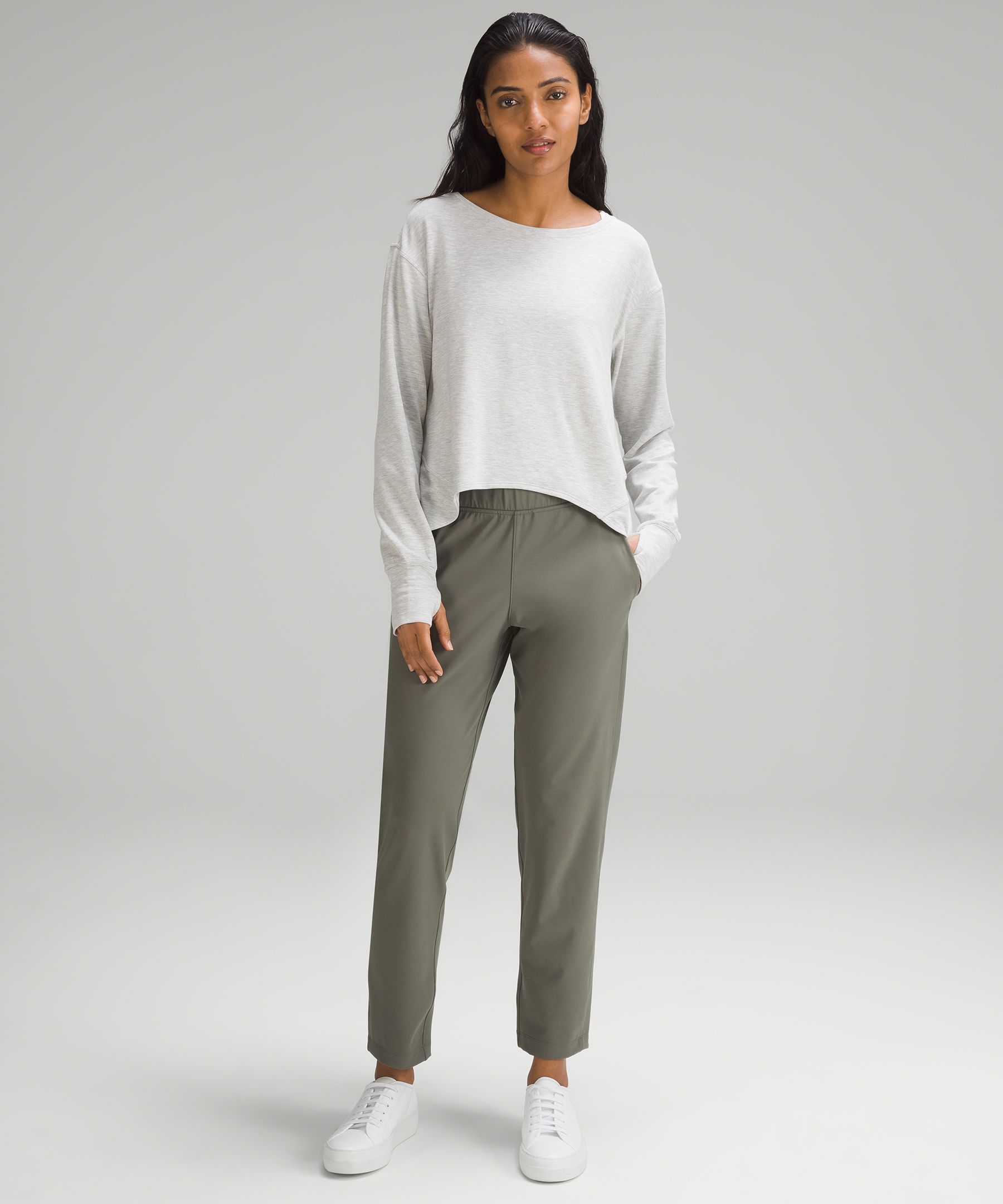 Luxtreme Slim-Fit Pull-On Mid-Rise Pants