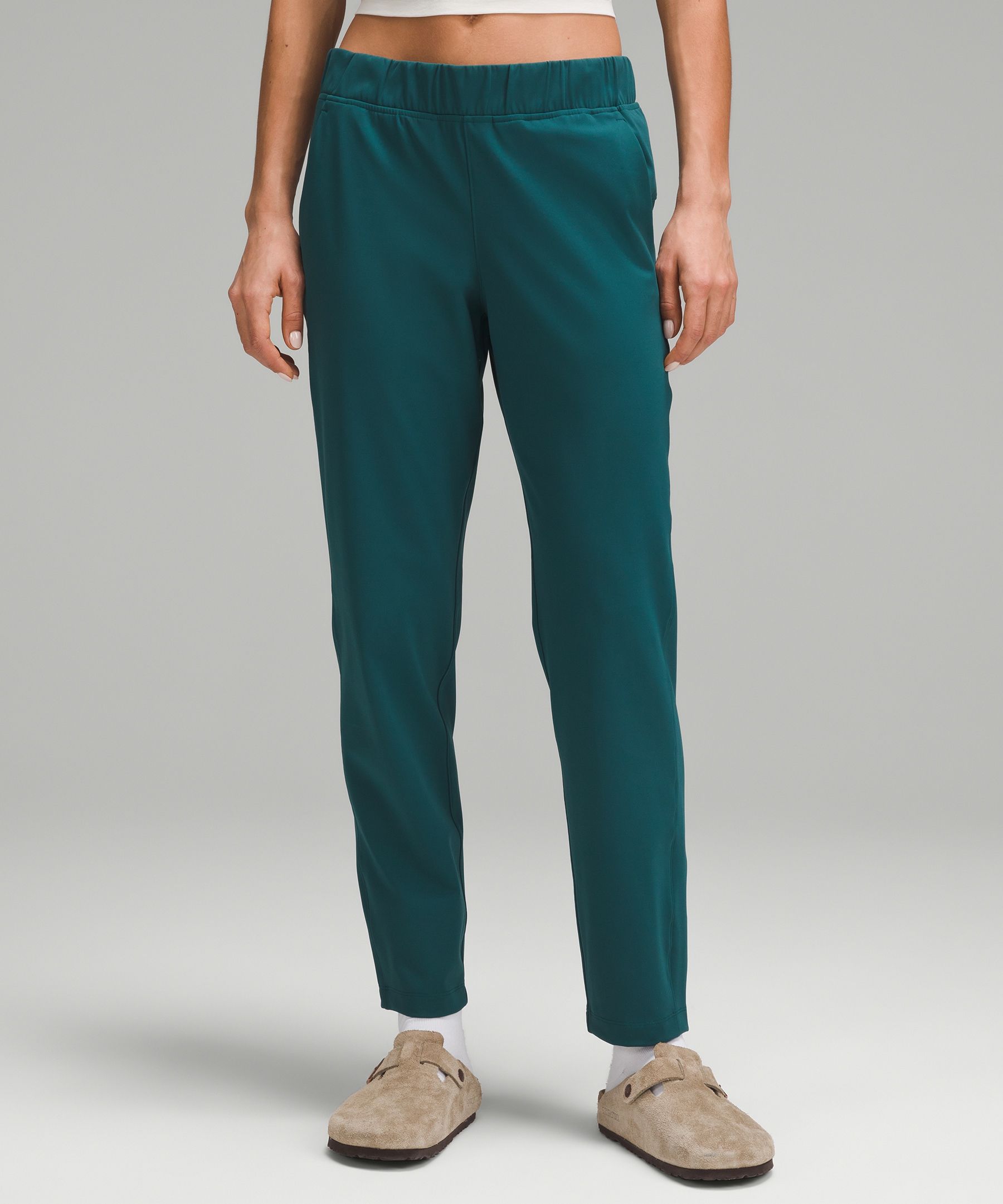 Luxtreme Slim-Fit Pull-On Mid-Rise Pants