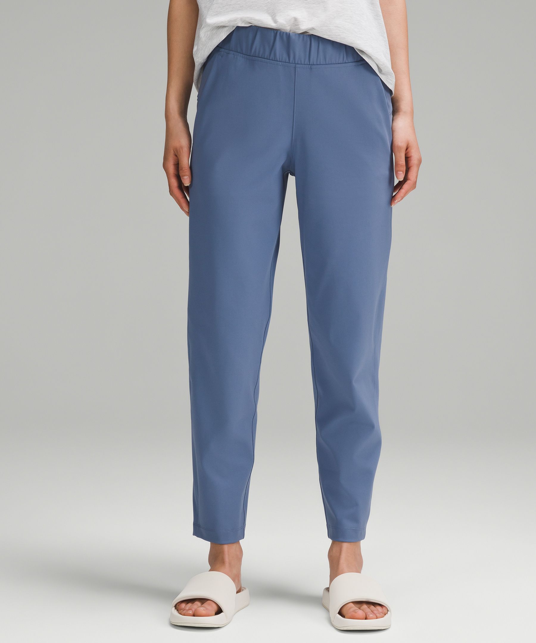 Luxtreme Slim-Fit Pull-On Mid-Rise Pants