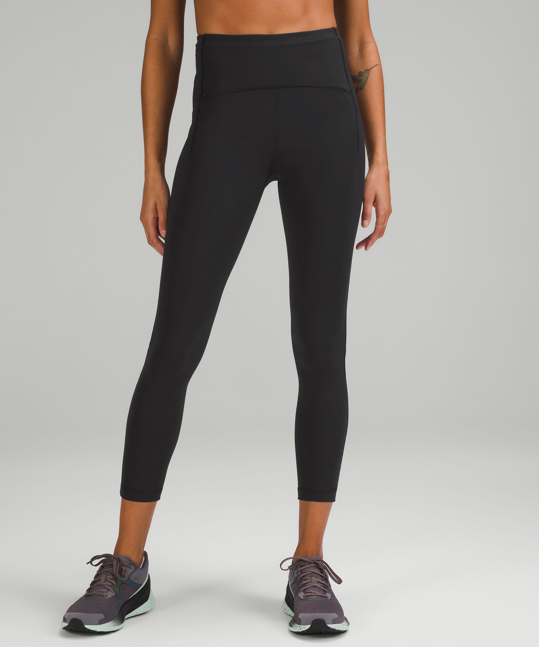 Lululemon Black Hit It 7/8 Tight (25)