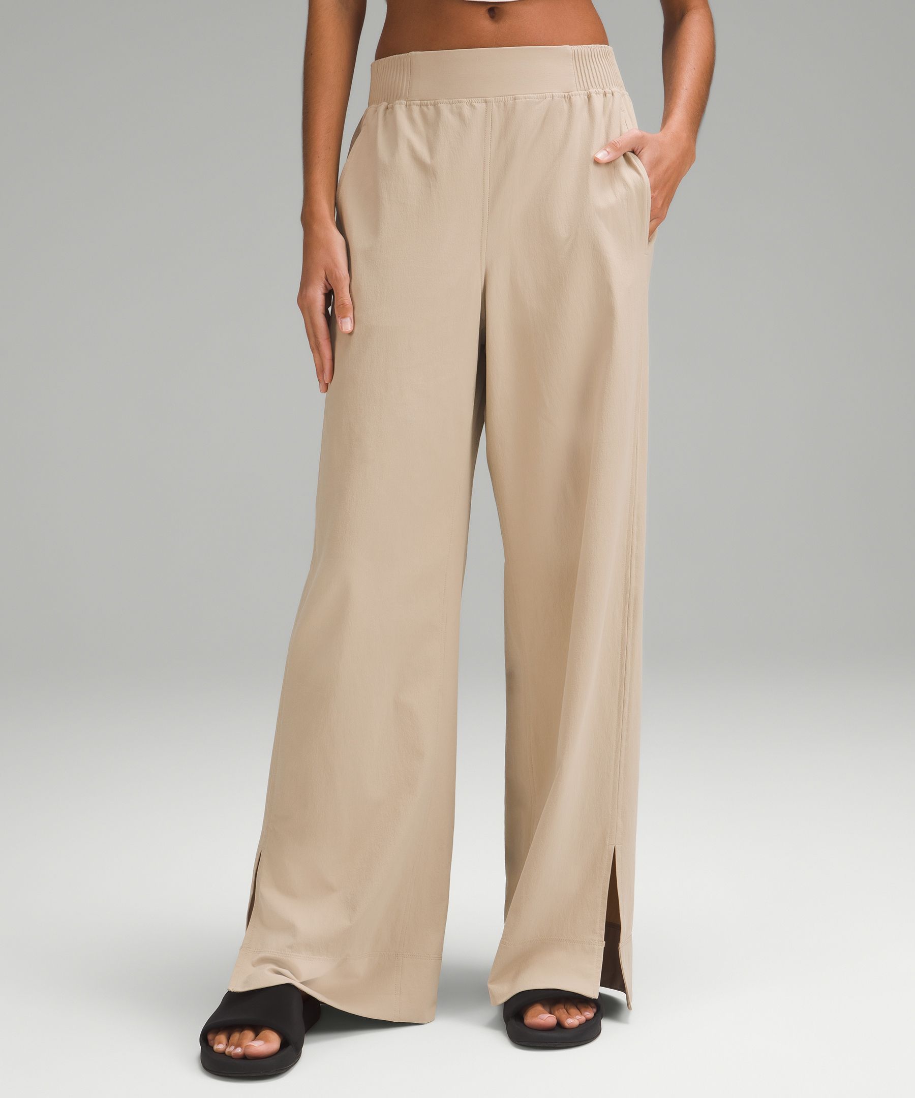 lululemon athletica, Pants & Jumpsuits, Stretch Woven Wide Leg High Rise  Pant