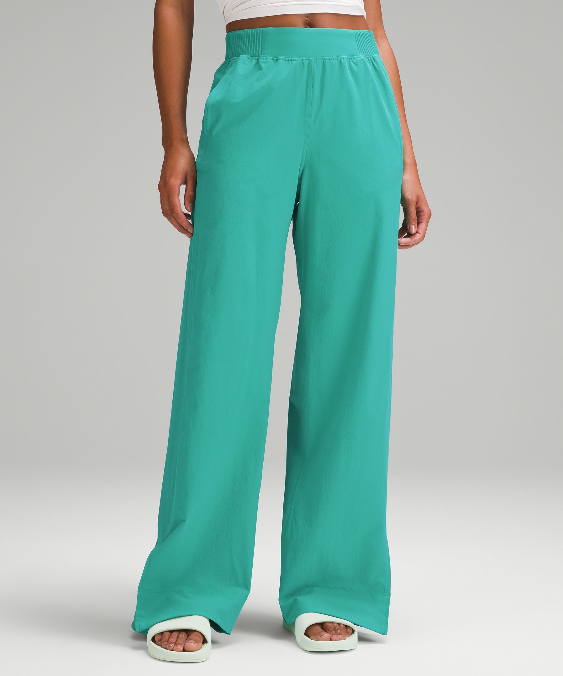 Lululemon Stretch Woven Wide-leg High-rise Pants