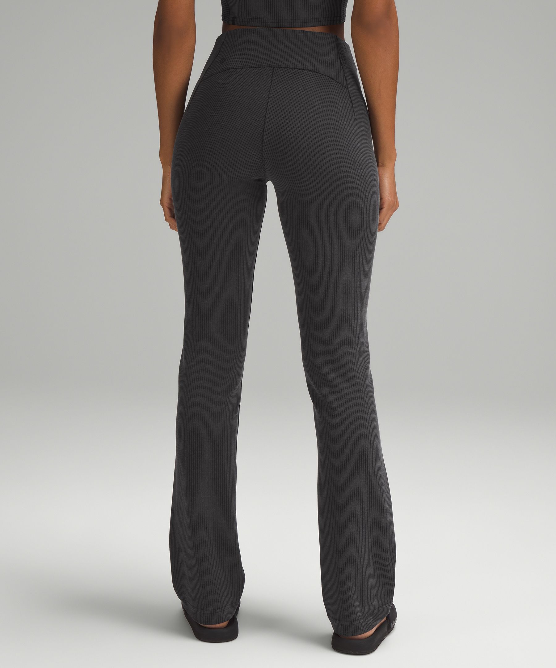 Ribbed Softstreme Zip-Leg High-Rise Pants | Lululemon AU