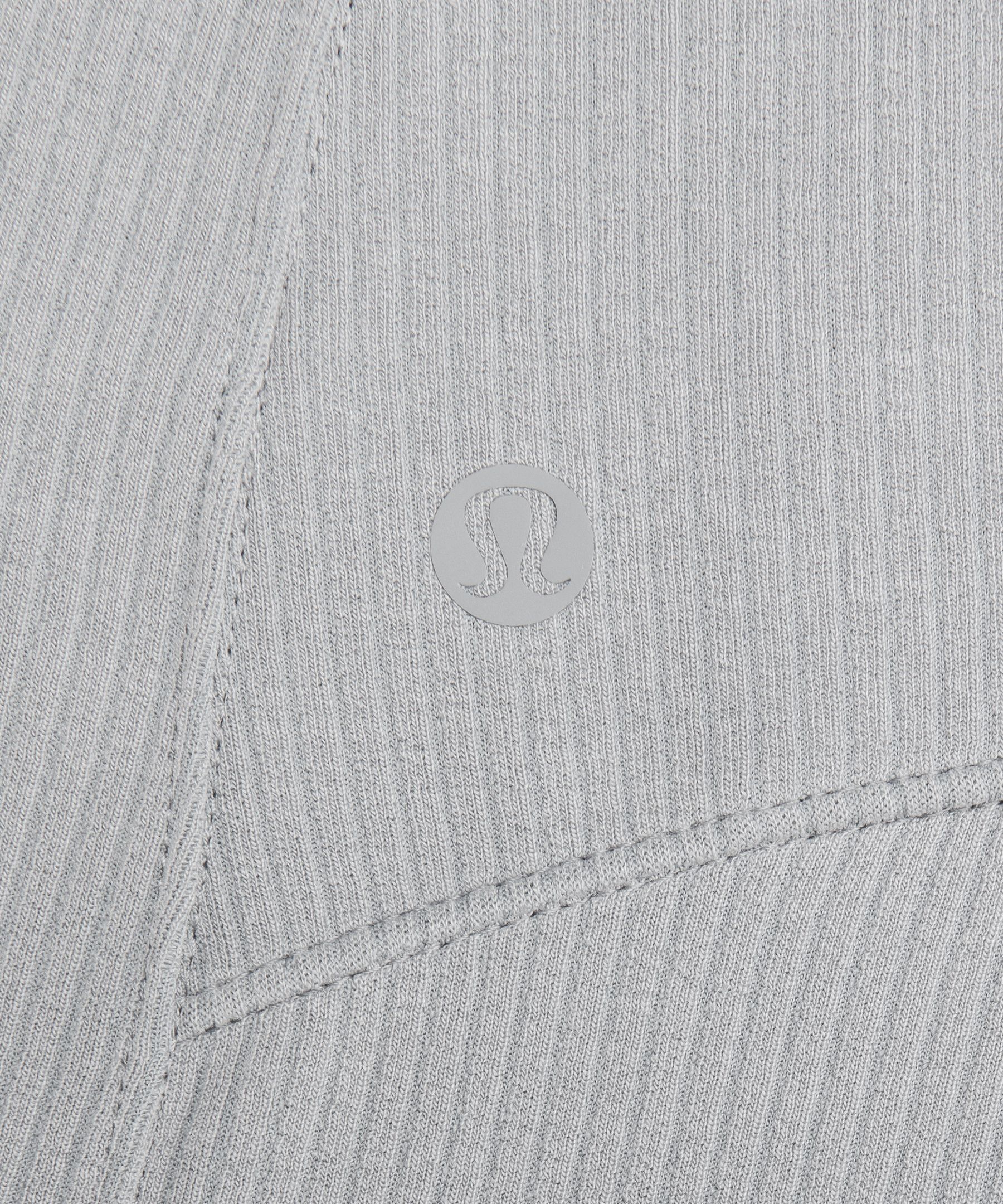 Lululemon Ribbed Softstreme Zip-leg High-rise Pant In Gray