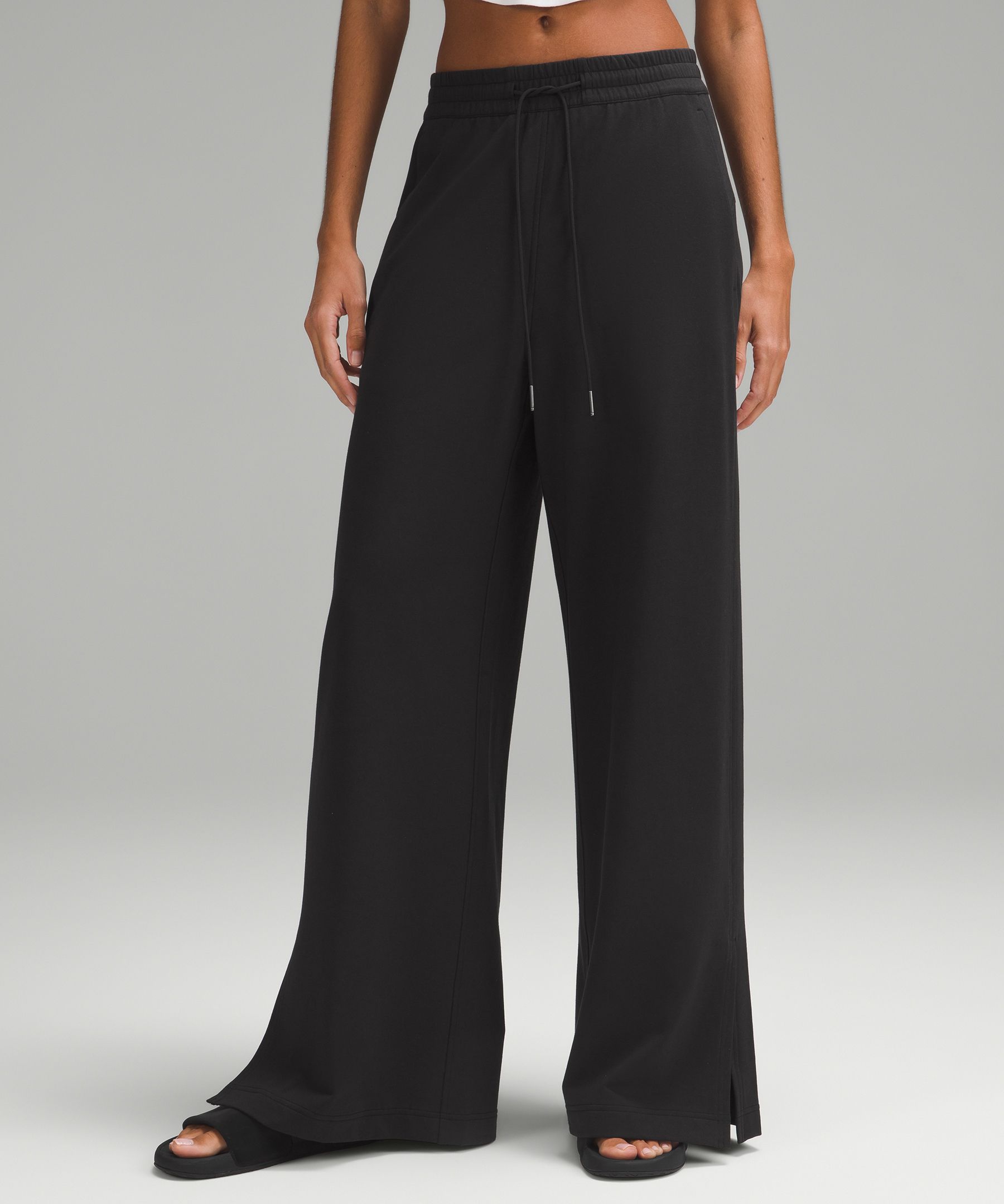 Lululemon Align High-Rise Wide-Leg Pant *Regular - Black - lulu fanatics