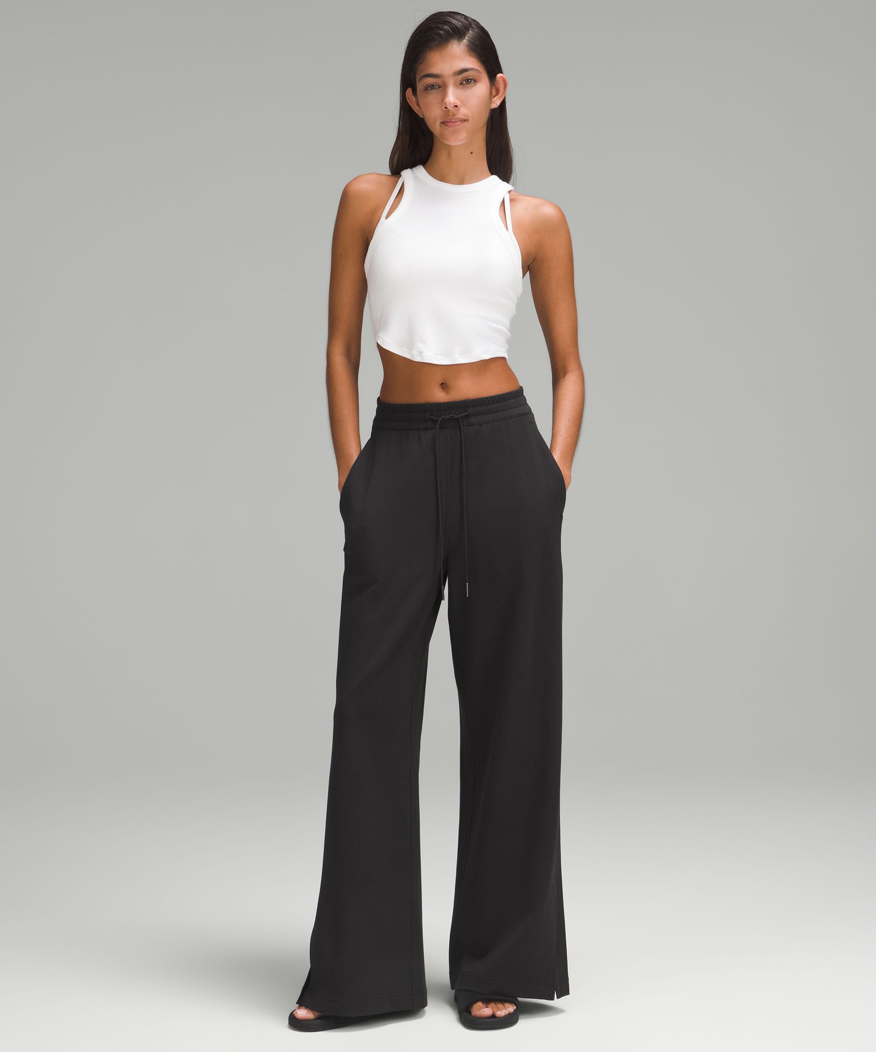 French Terry Full Length Dance Pants