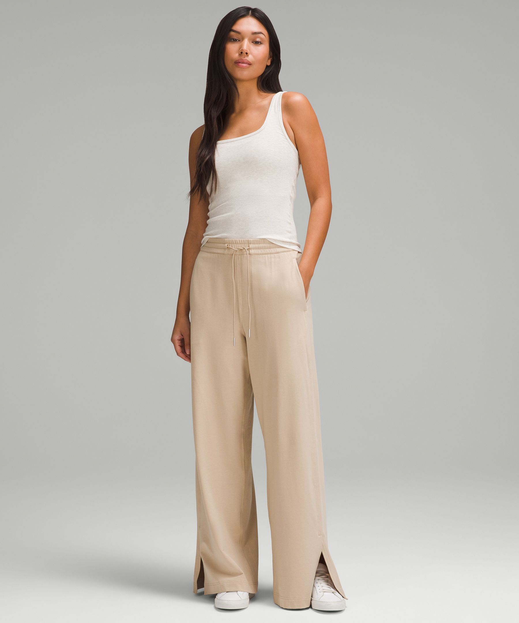 French Terry High-Rise Pant *Full Length