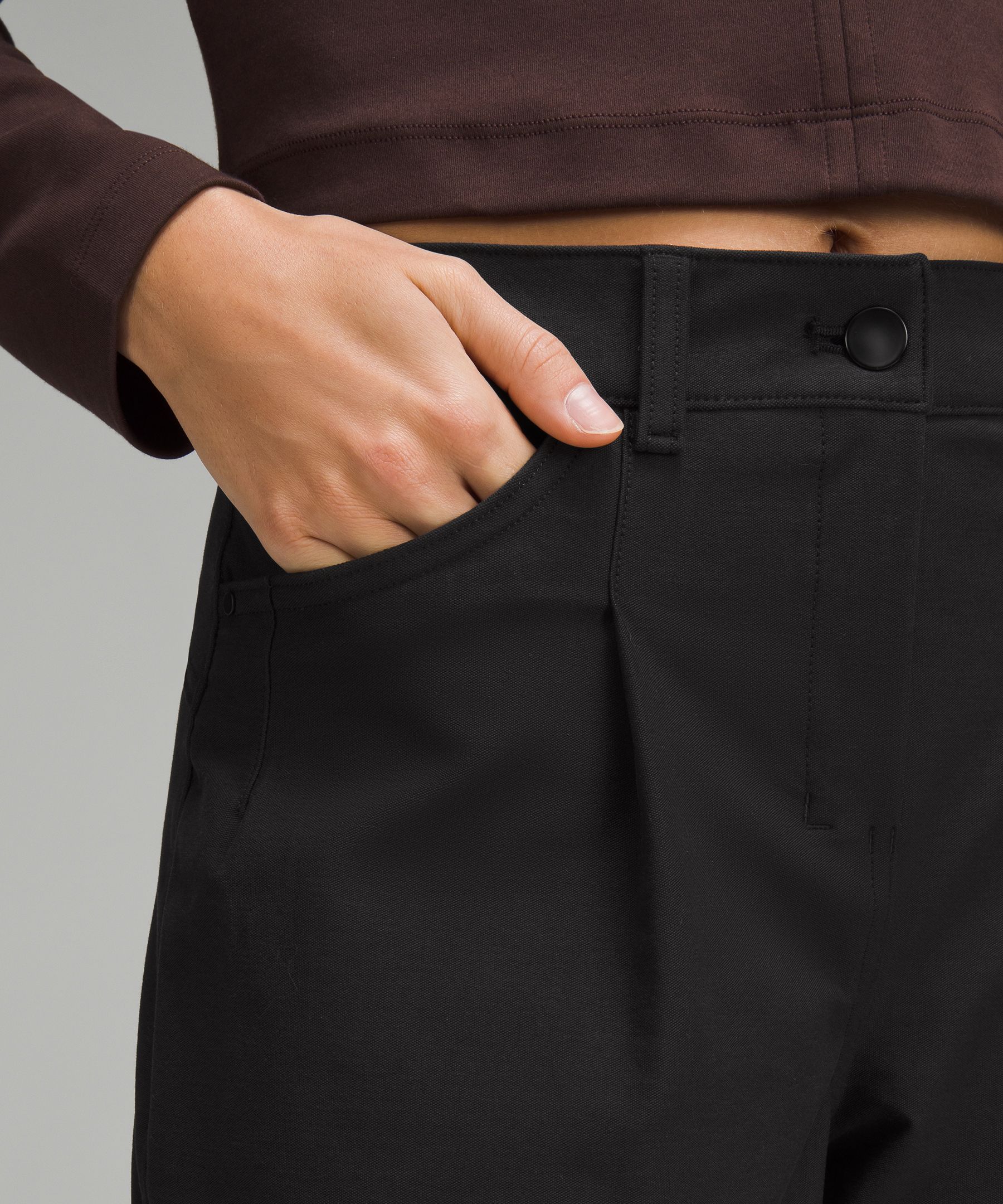 City Sleek Barrel-Leg Pant curated on LTK