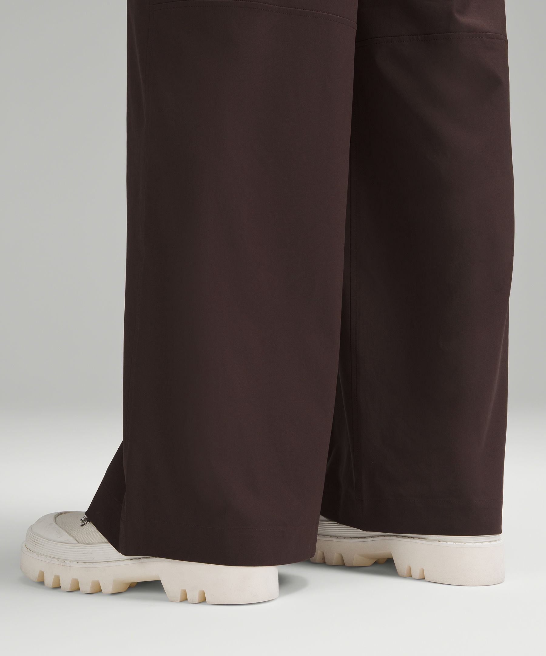 Shop Lululemon Swift Mid-rise Wide-leg Pant