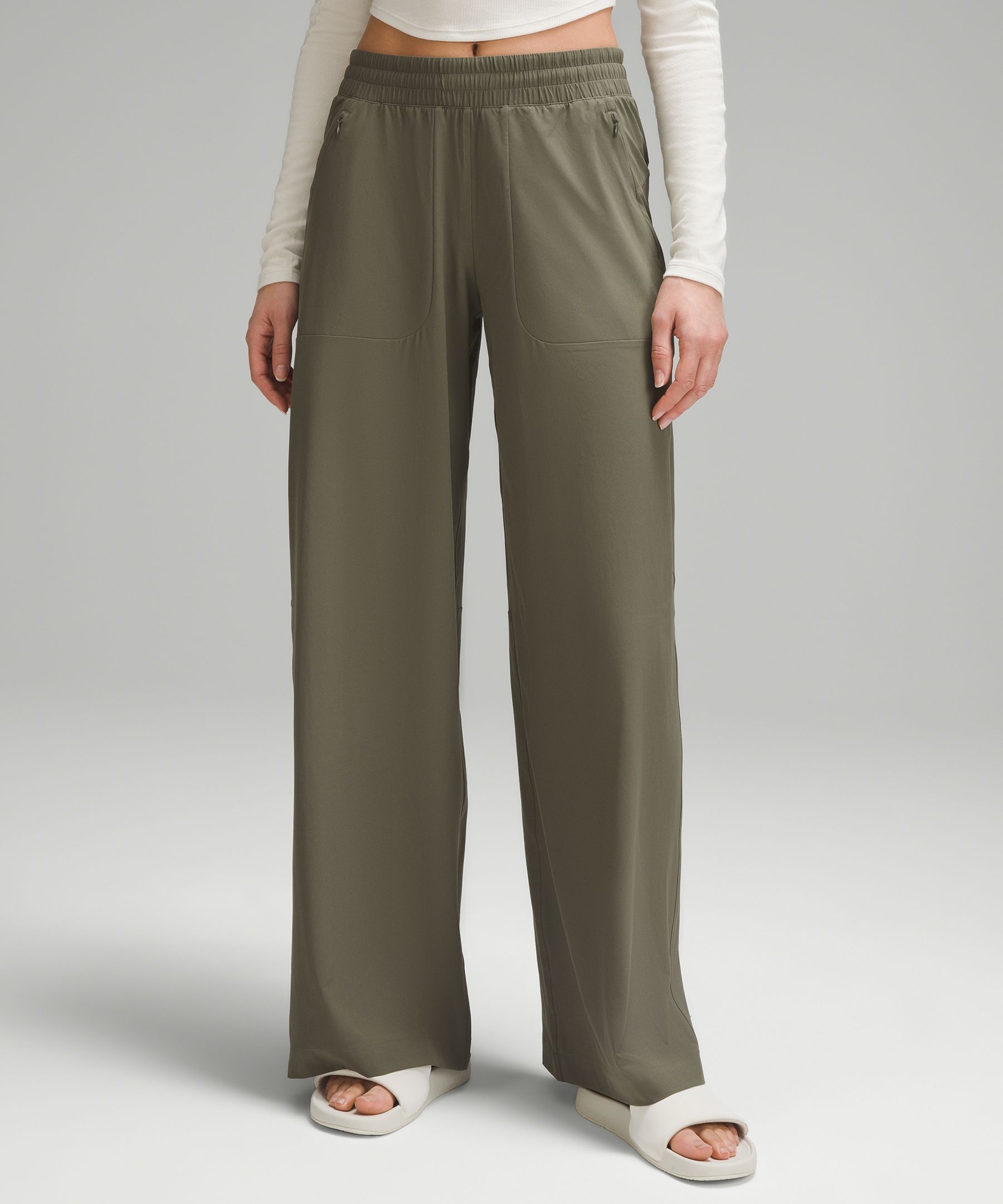 Swift Mid-Rise Wide-Leg Pant, Women's Pants