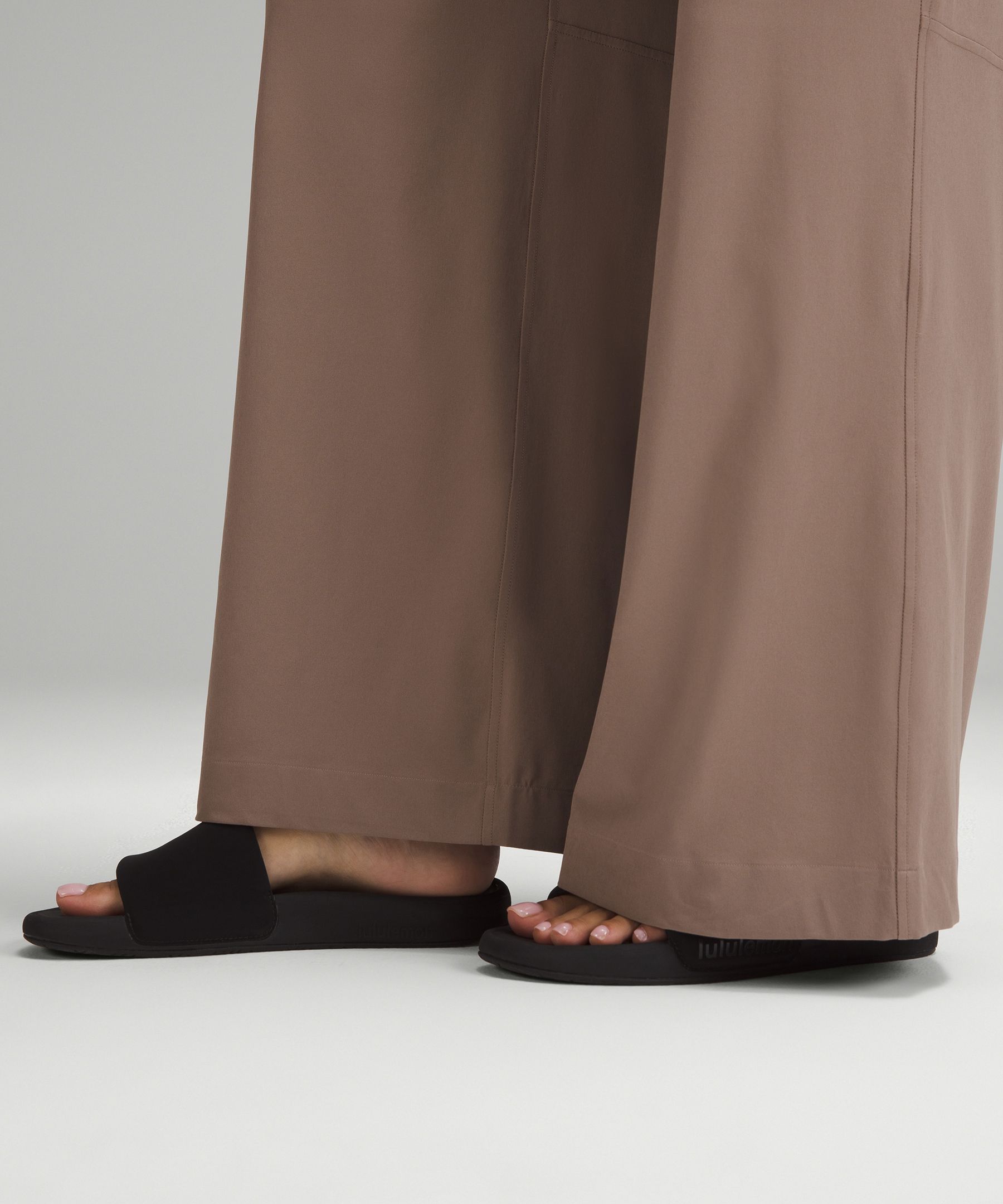 Shop Lululemon Swift Mid-rise Wide-leg Pants