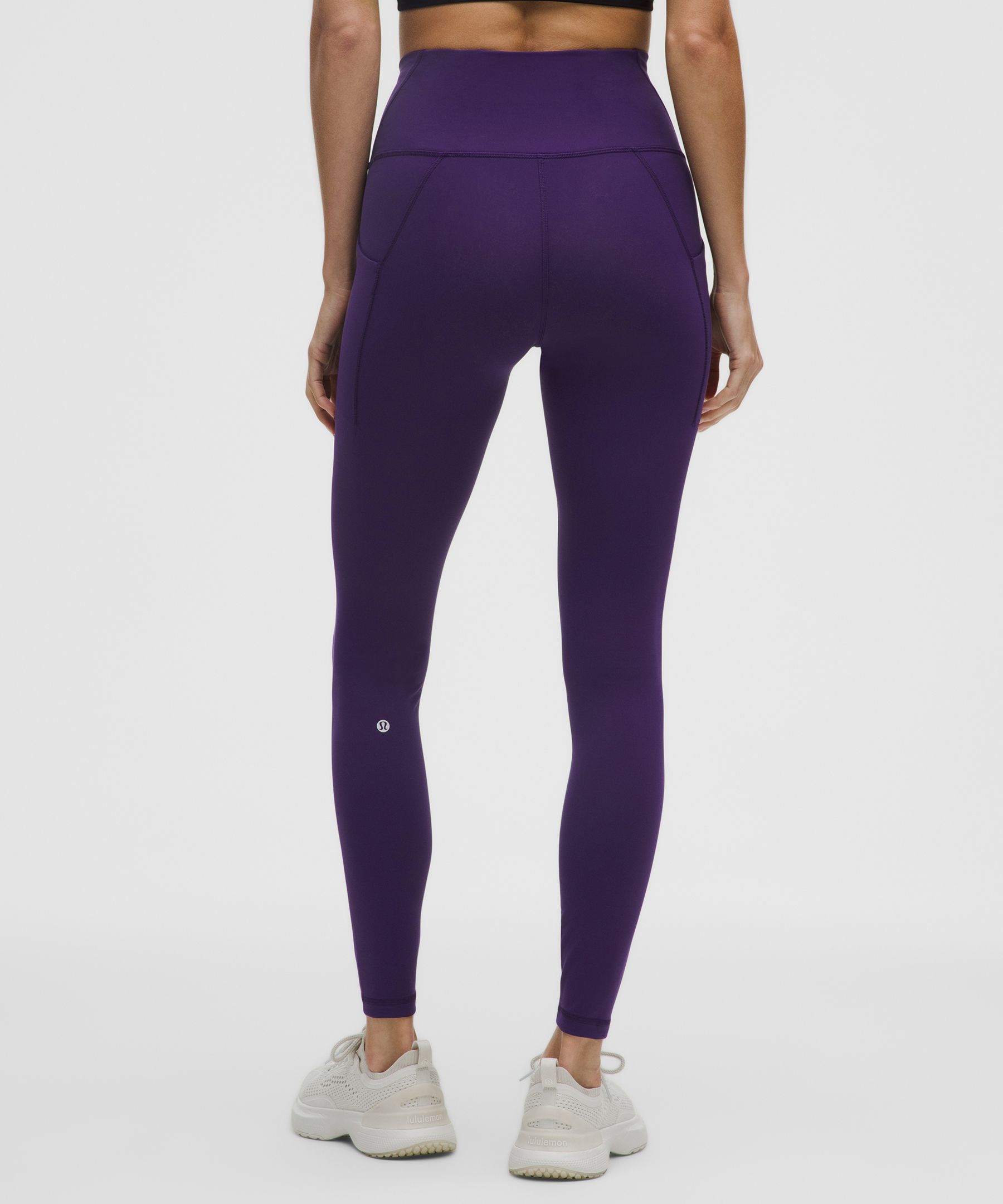 Lululemon Wunder Train High-rise Tight With Pockets 28" In Purple
