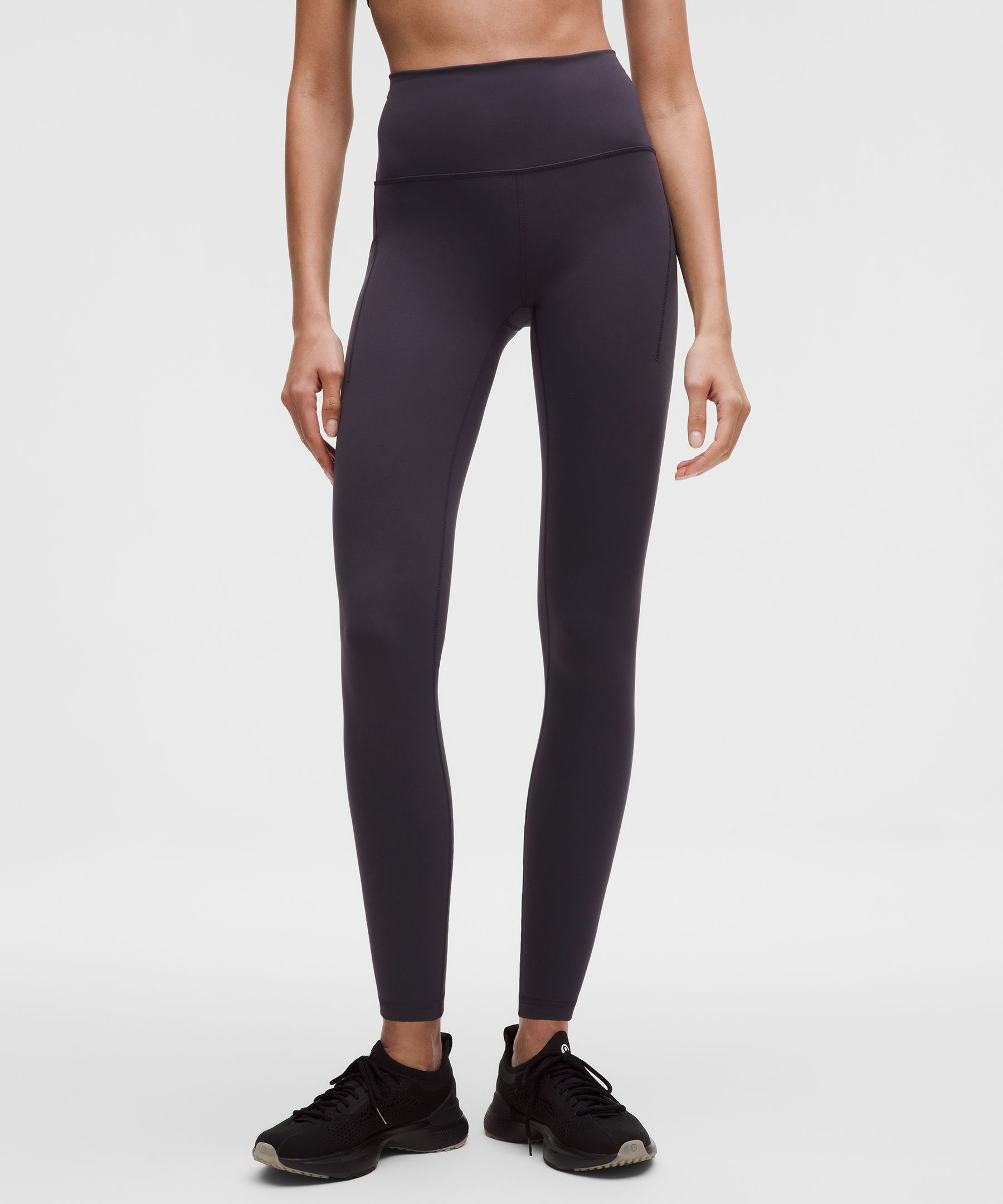 Lululemon Wunder Train High-rise Tight With Pockets 28" In Purple