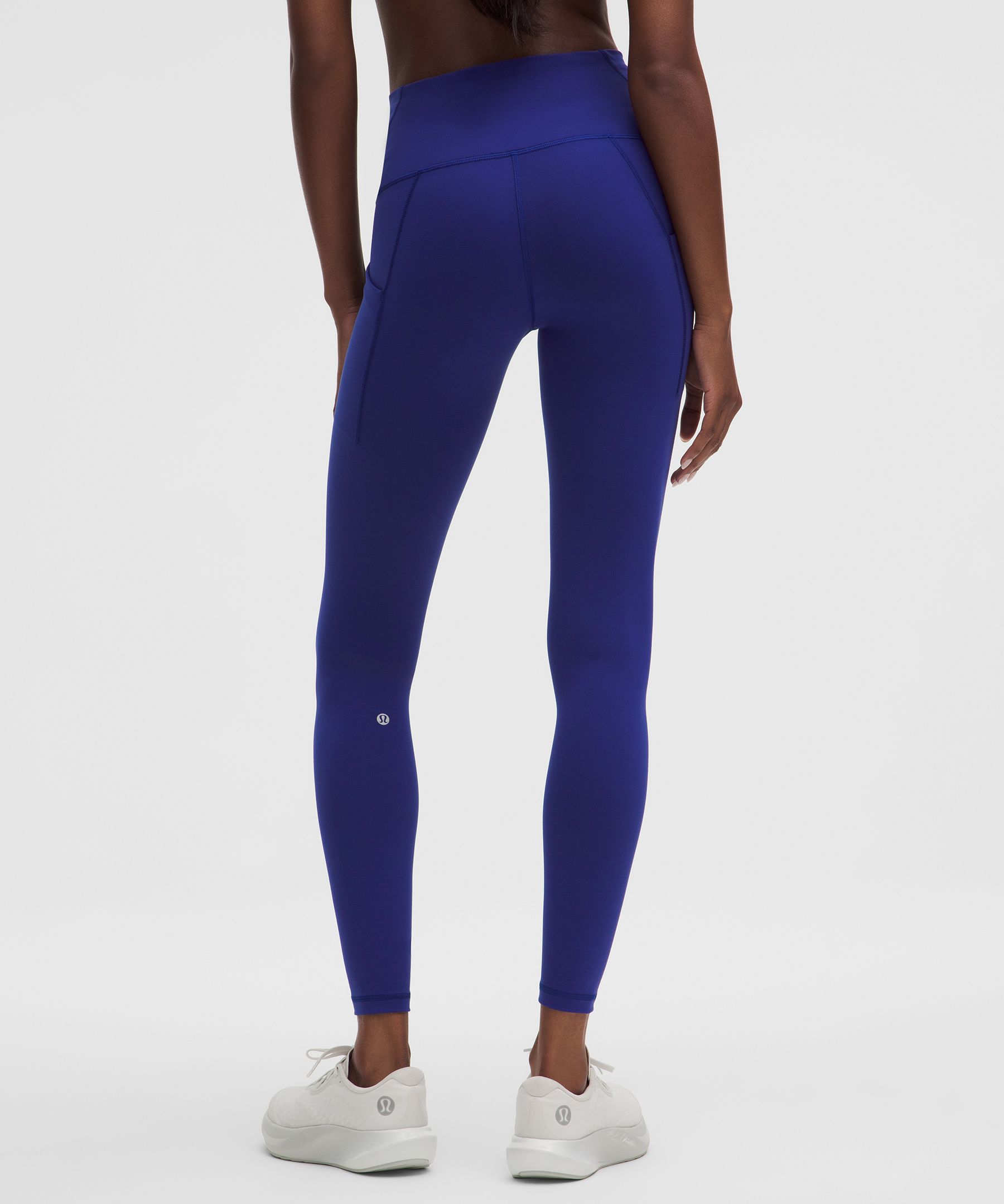 Lululemon Wunder Train High-rise Tight With Pockets 28" In Blue