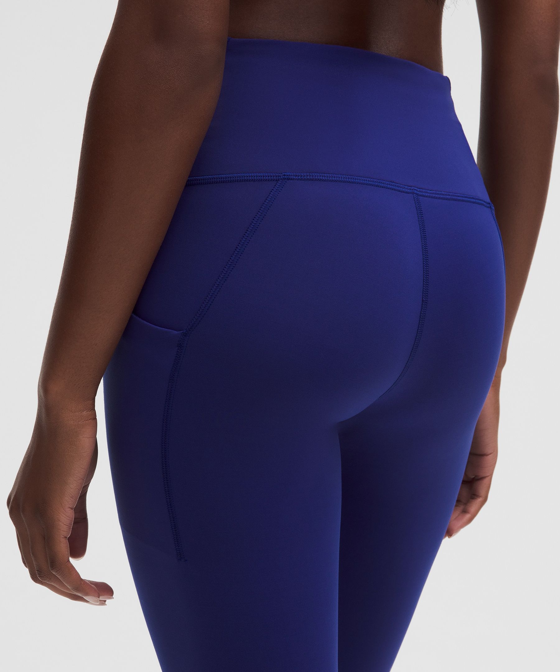 Lululemon Wunder Train High-rise Tight With Pockets 28" In Blue