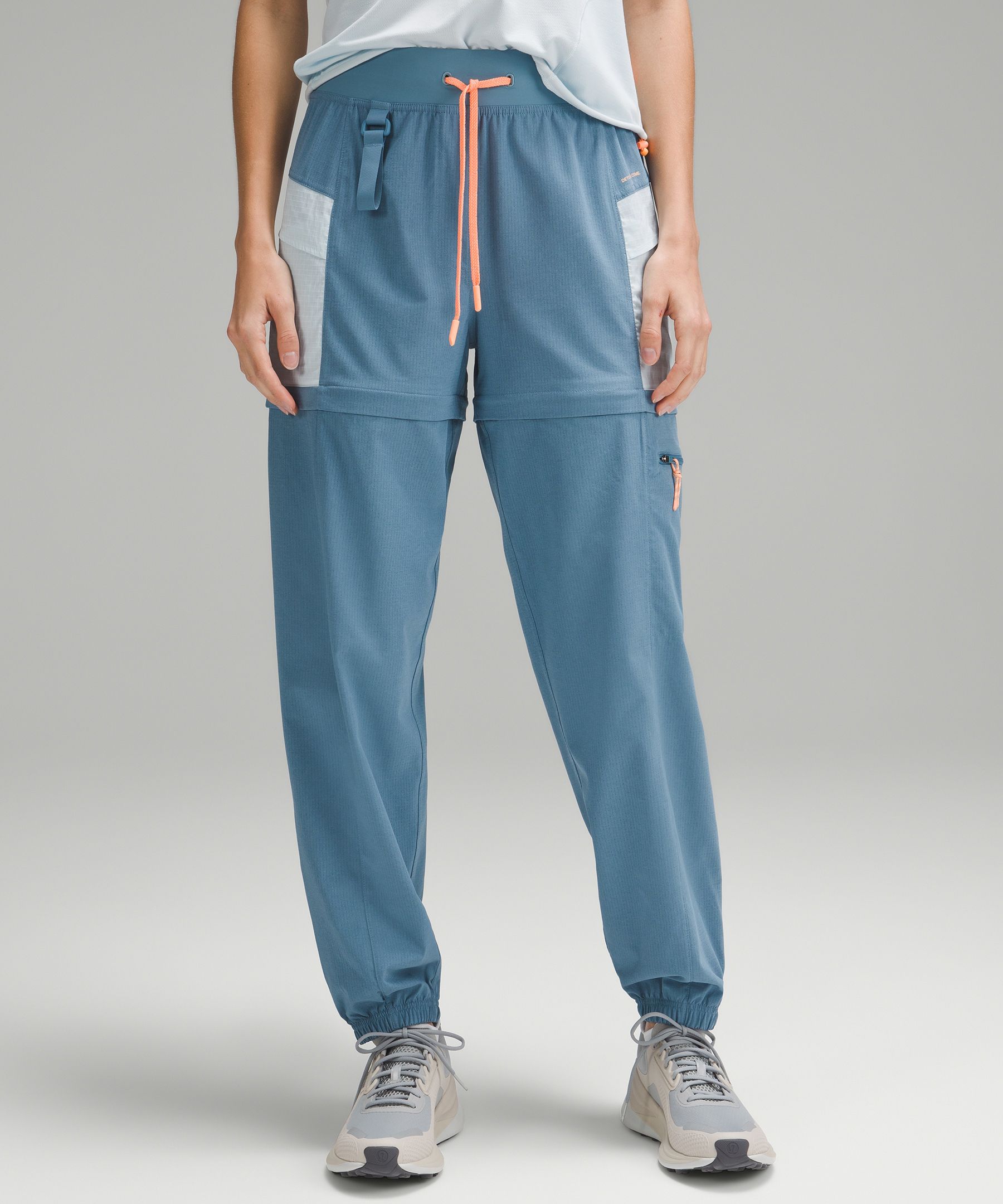 Hiking convertible high-rise WovenAir track pants