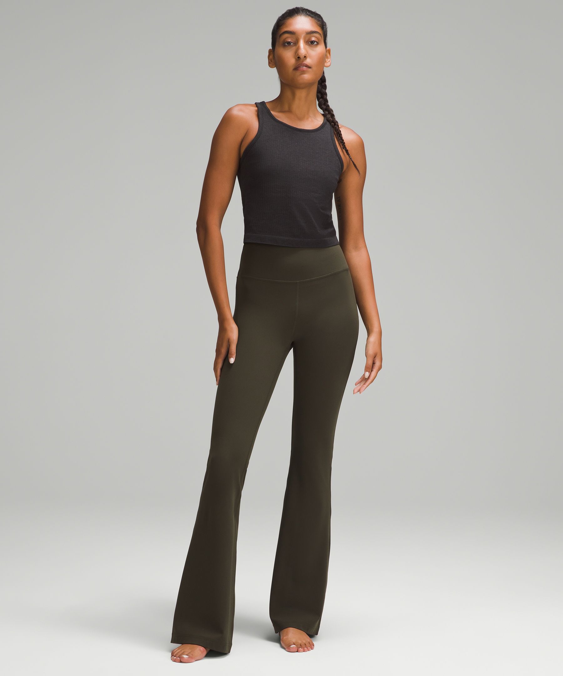 Does anyone else wish they would make the groove flared pants with a  shorter inseam :( I am 4'11 and the 32.5 inseam is super long on me. I know  I can