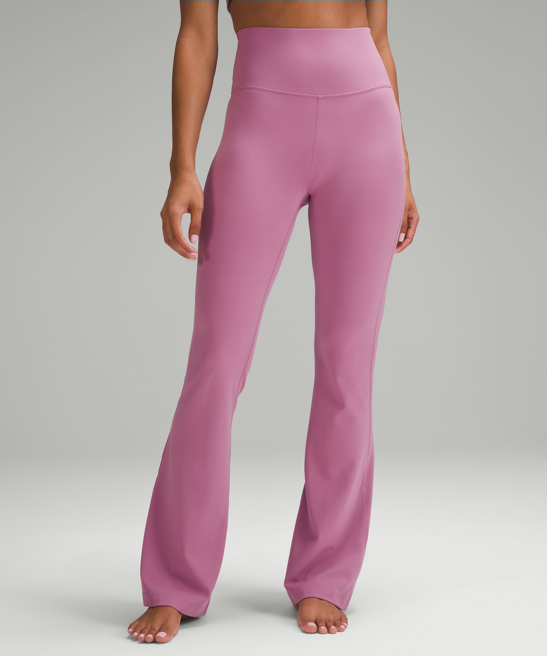 Lululemon Groove Super-high-rise Flared Pants Nulu In Segment