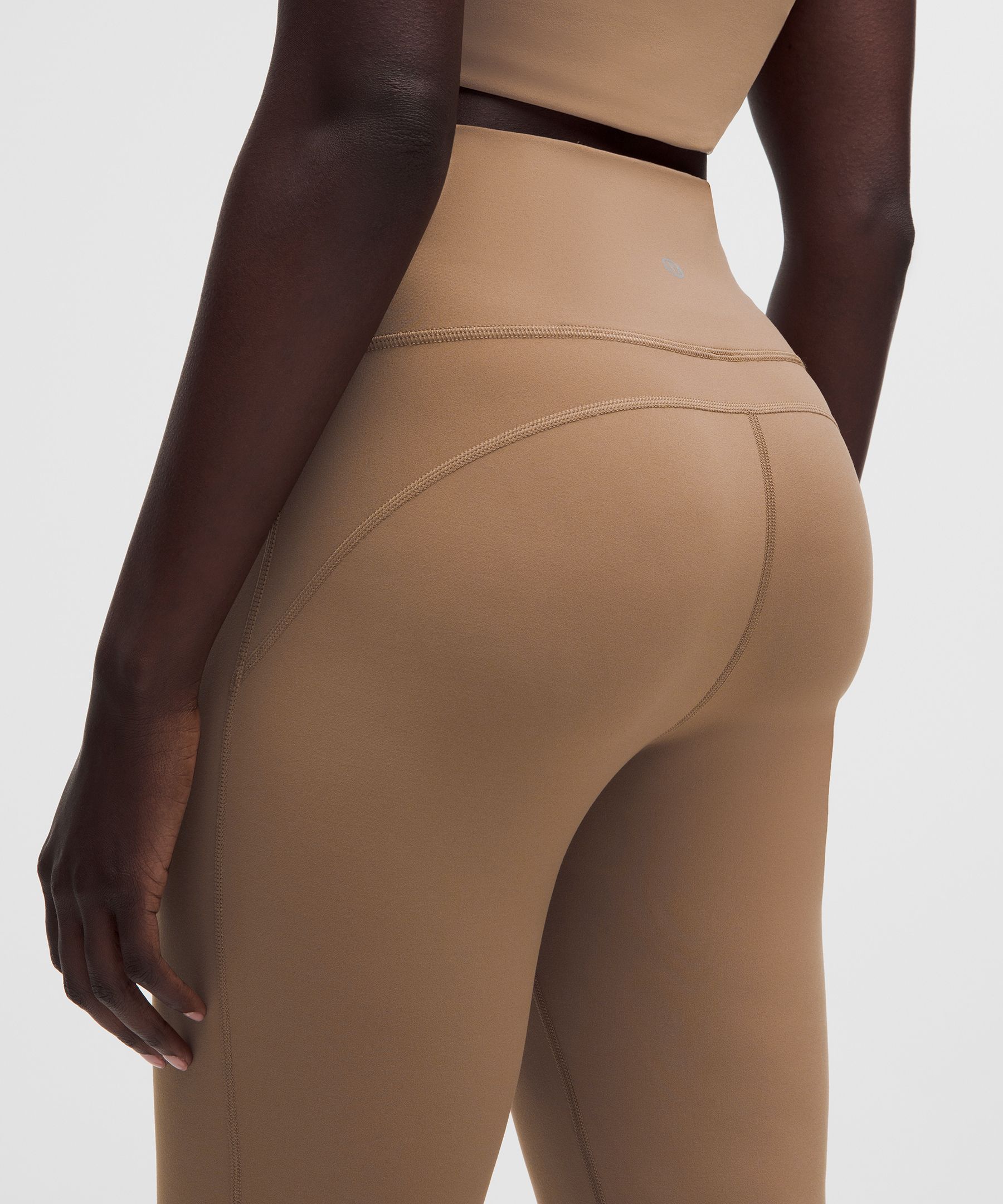 Leggings acampanados de talle superalto de tejido Nulu *Largo est&aacute;ndar