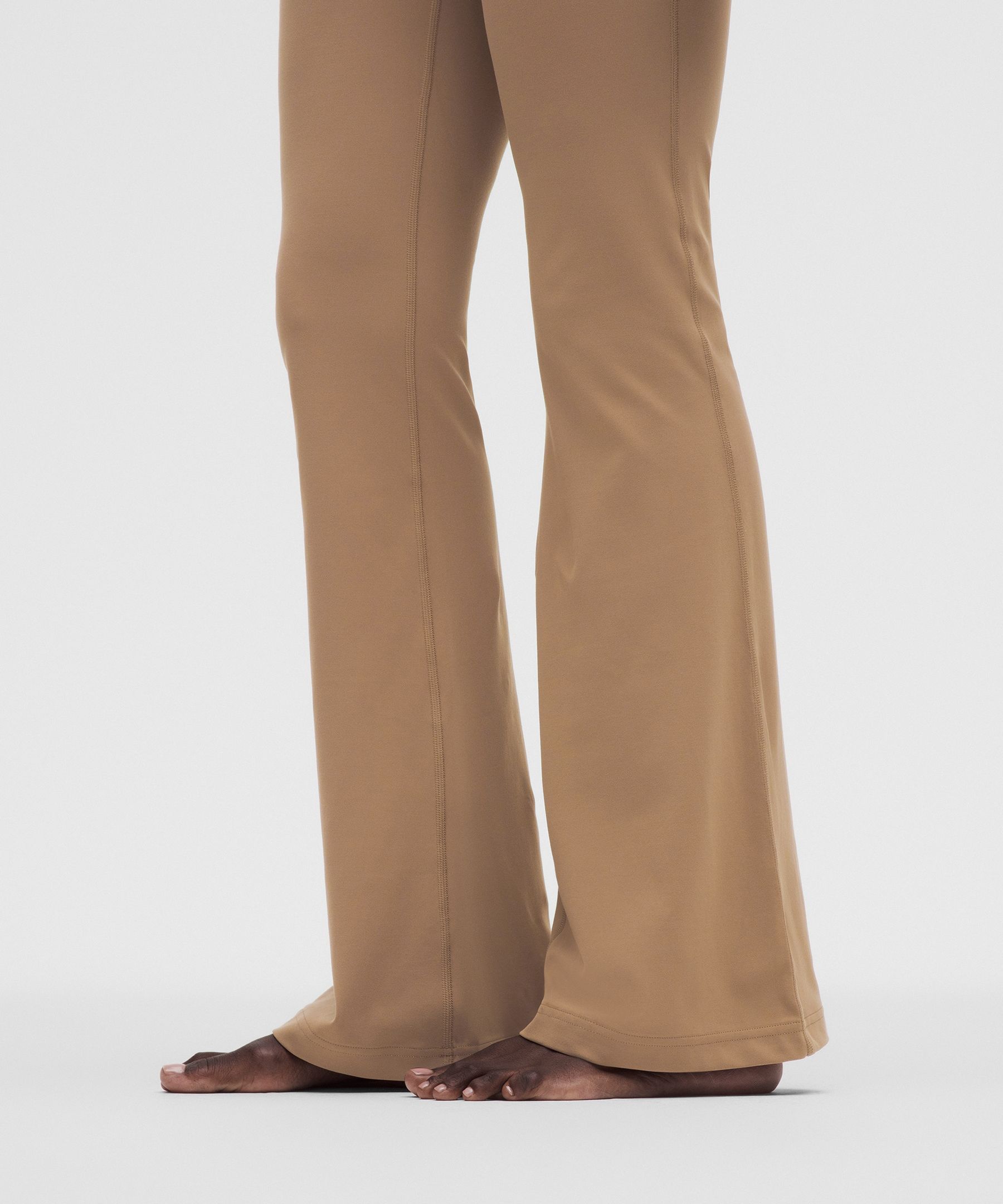 Leggings acampanados de talle superalto de tejido Nulu *Largo est&aacute;ndar
