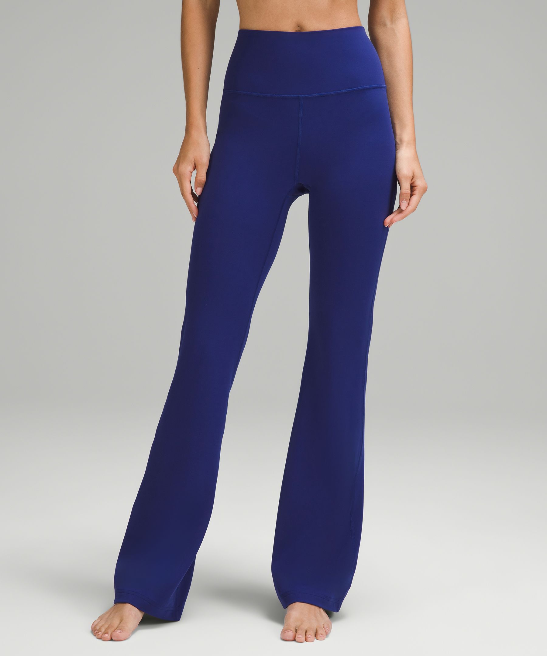 Buy Victoria's Secret PINK Midnight Navy Blue Cotton Foldover Flare Legging  from Next Luxembourg