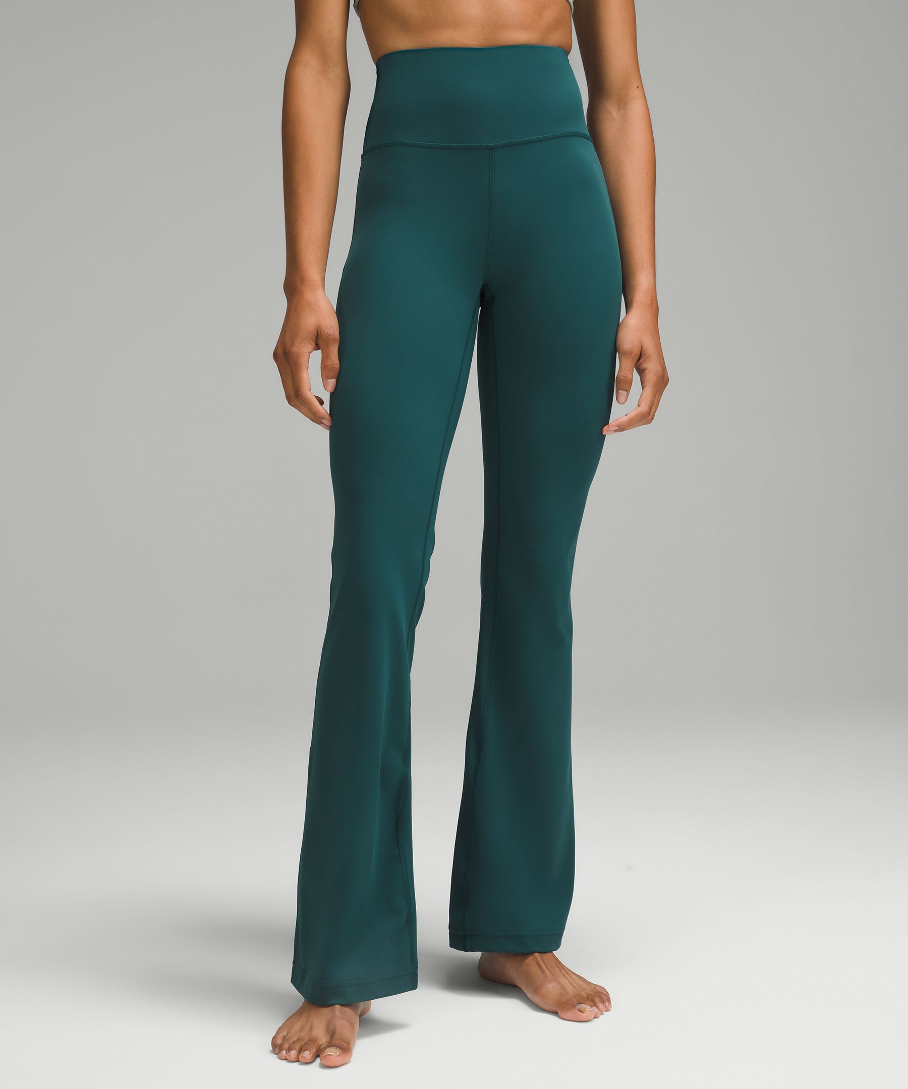 Lululemon Groove Super-high-rise Flared Pants Nulu Regular