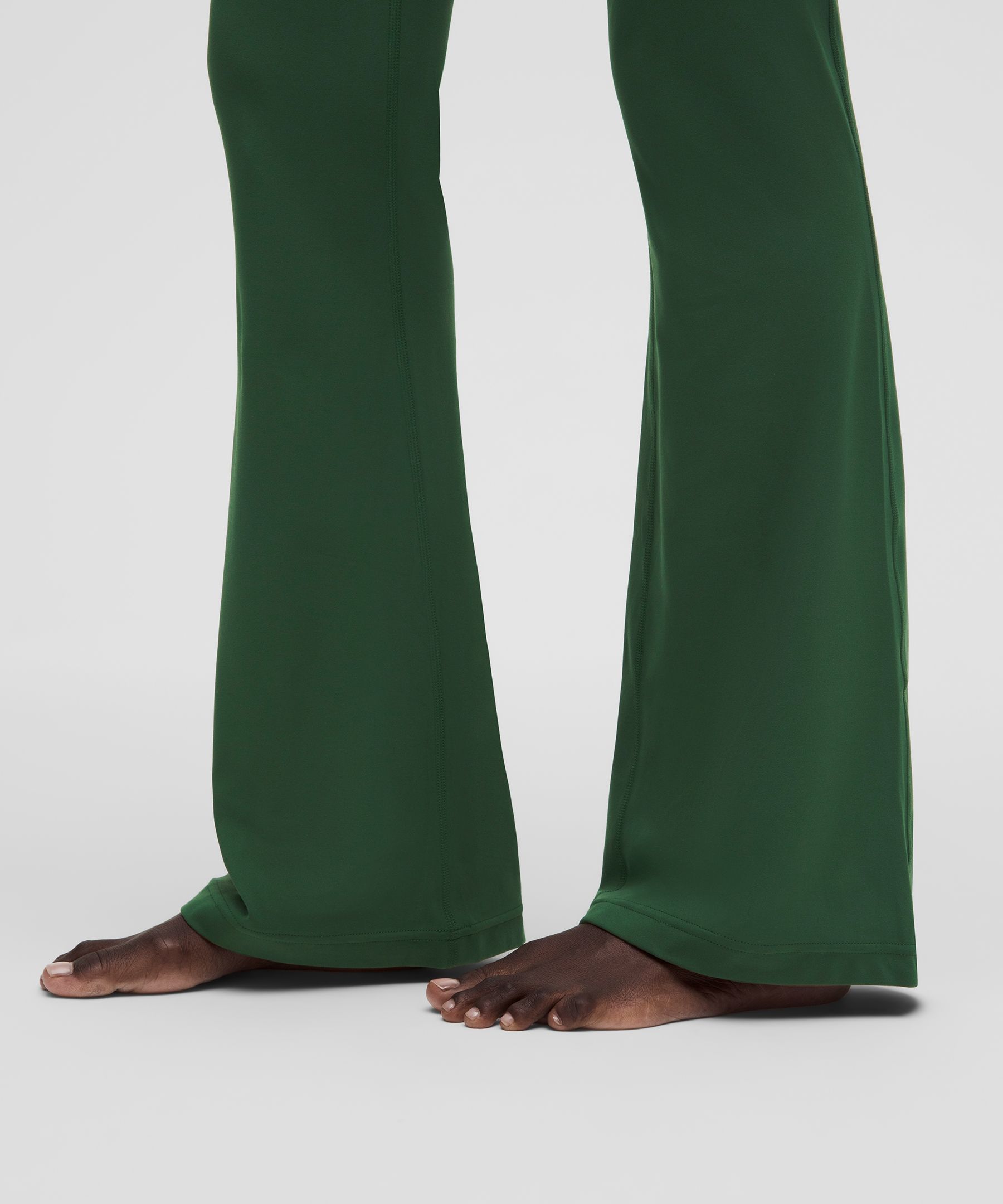 Leggings acampanados de talle superalto de tejido Nulu *Largo est&aacute;ndar