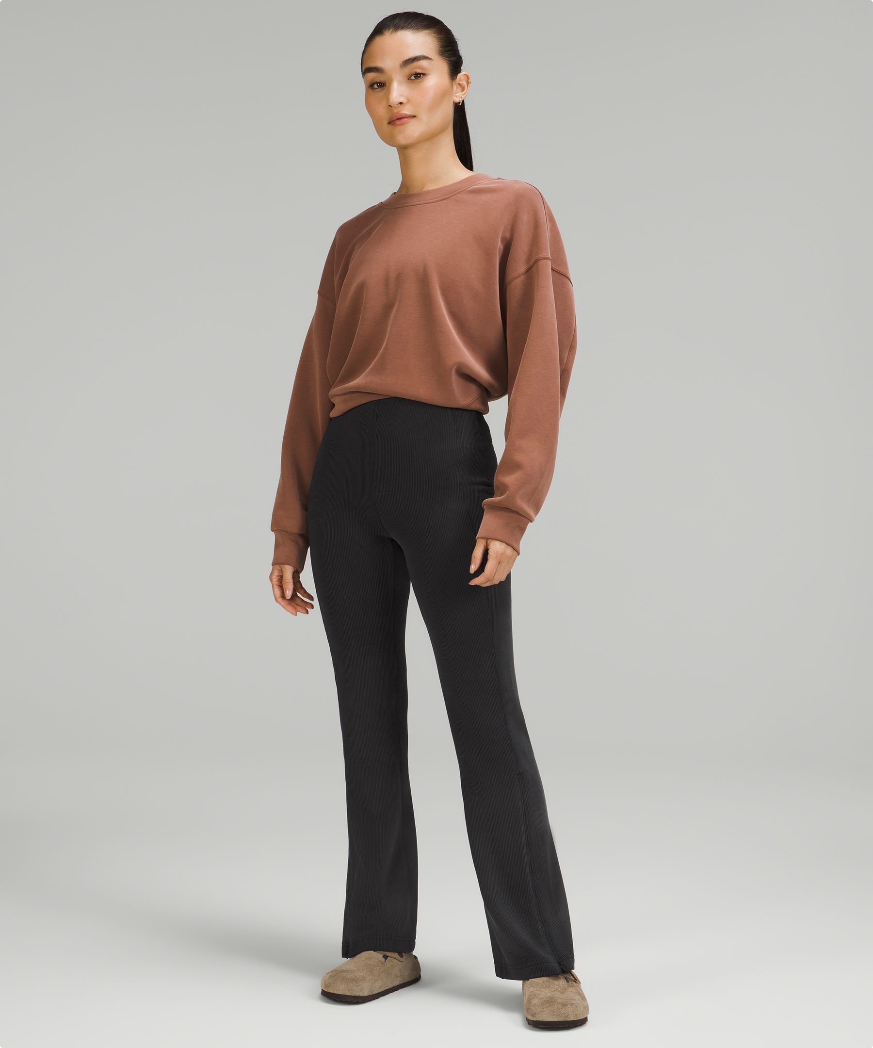 High-Waist Peach Mini-Flared Pant – Joined® Hong Kong