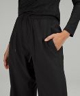 Woven Wide-Leg Mid-Rise Pant 28" * Asia Fit
