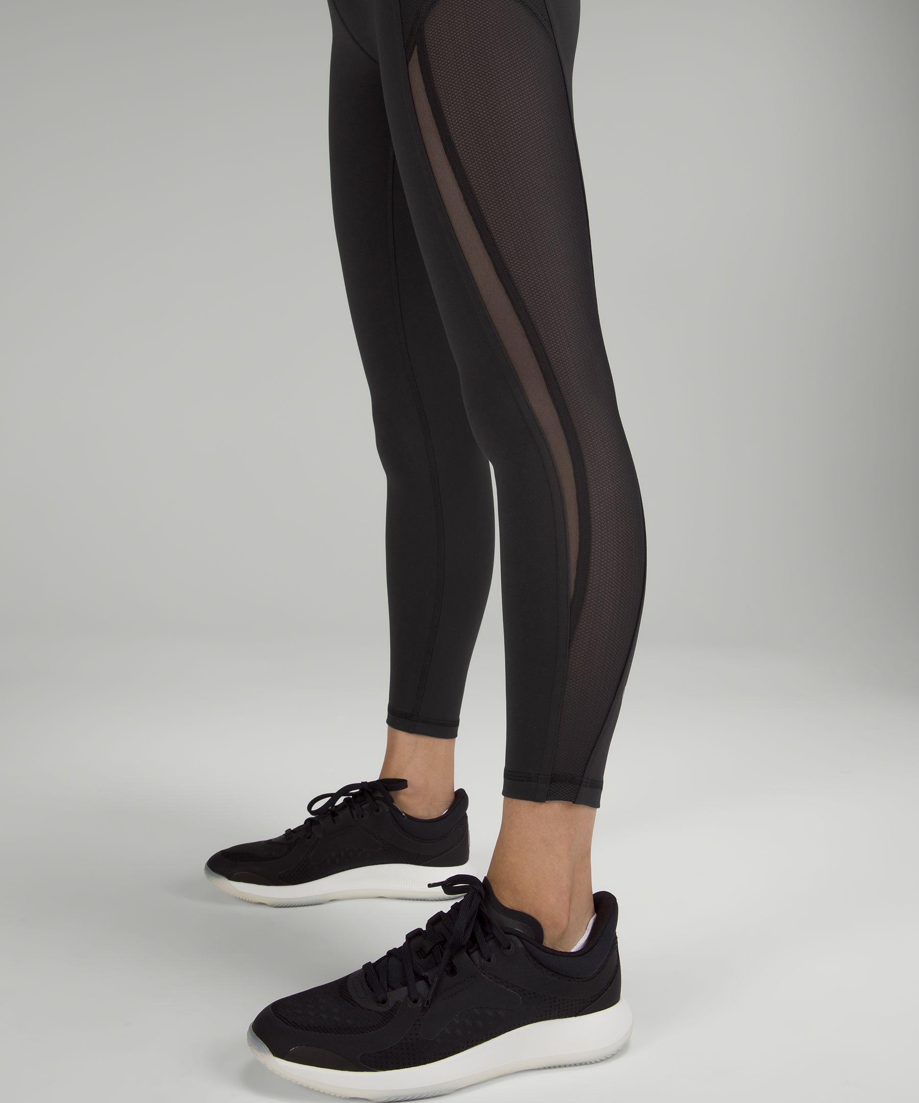 Lululemon Everlux And Mesh Contour Fit Super-high-rise Training