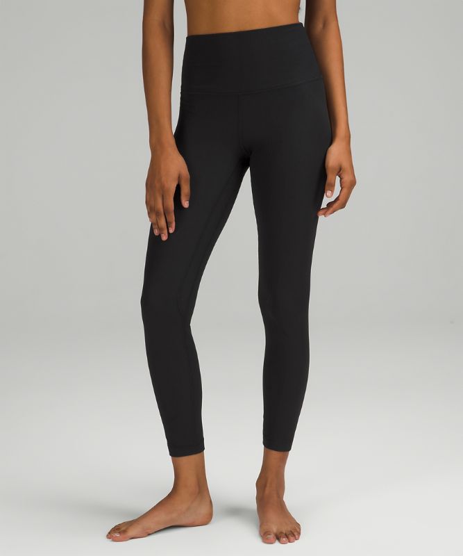 lululemon Women's lululemon Align&trade; Ribbed High-Rise Yoga Pants 25", Black Size 0