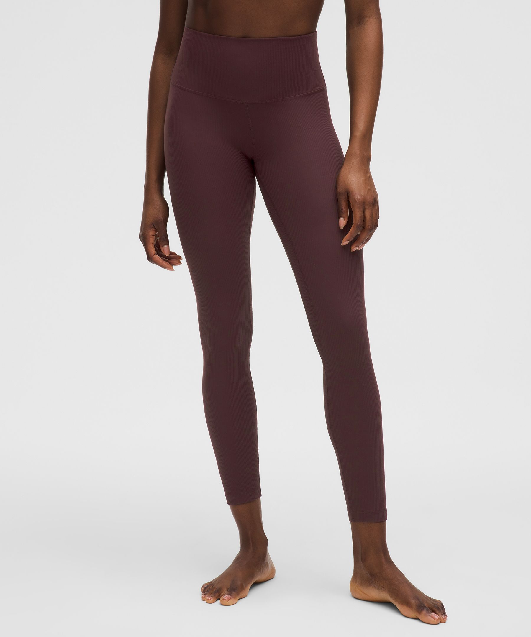 lululemon Align™ High-Rise Ribbed Pant 25" - Purple