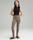 Pull-On Zip-Front High-Rise Pant *Asia Fit