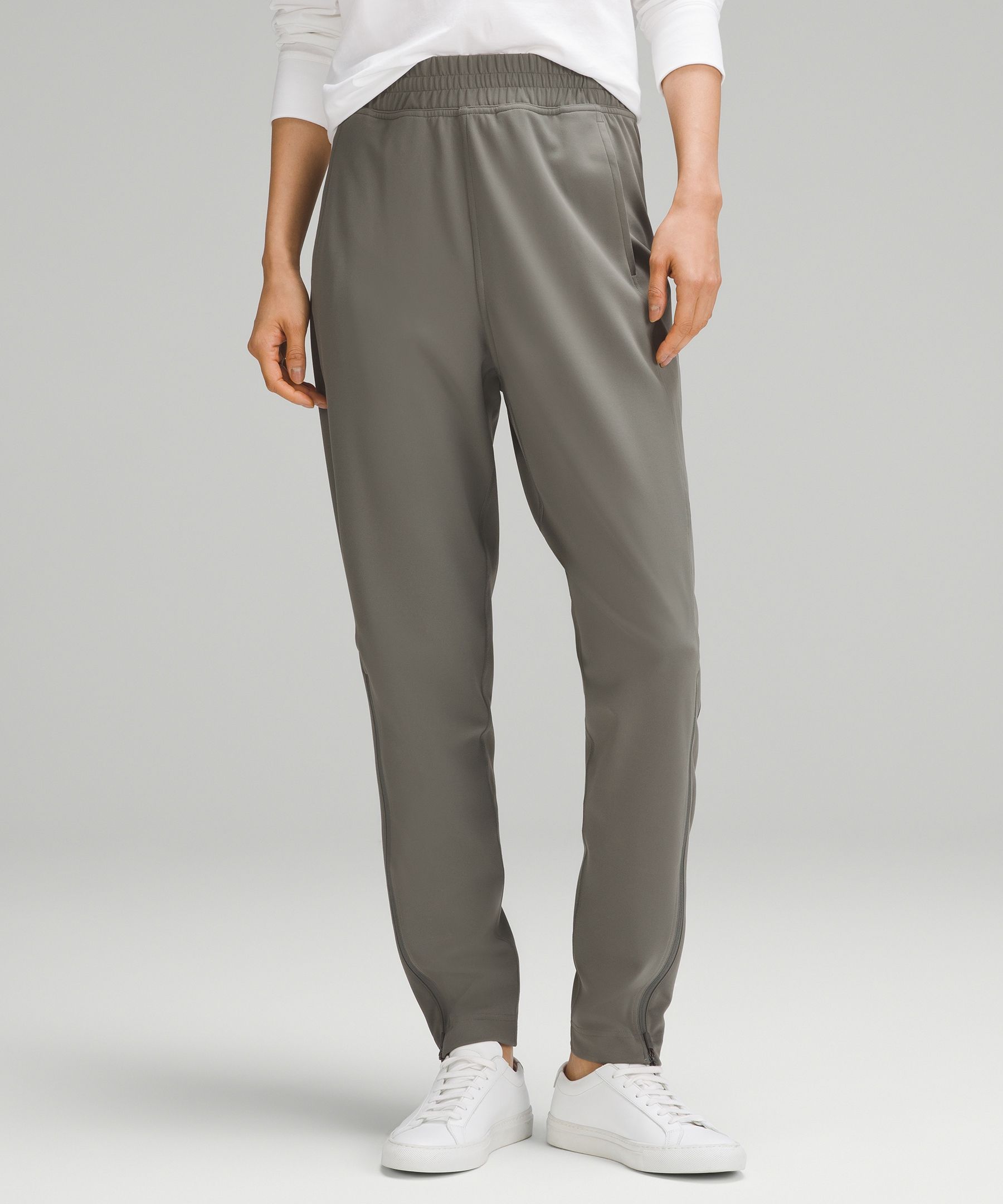 Zip leg best sale track pants