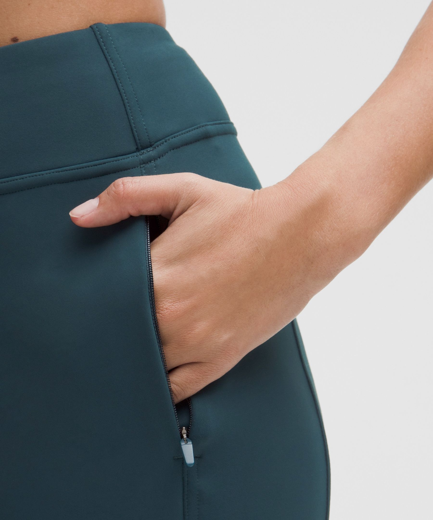 Lululemon Cold Weather High-rise Running Jogger In Green