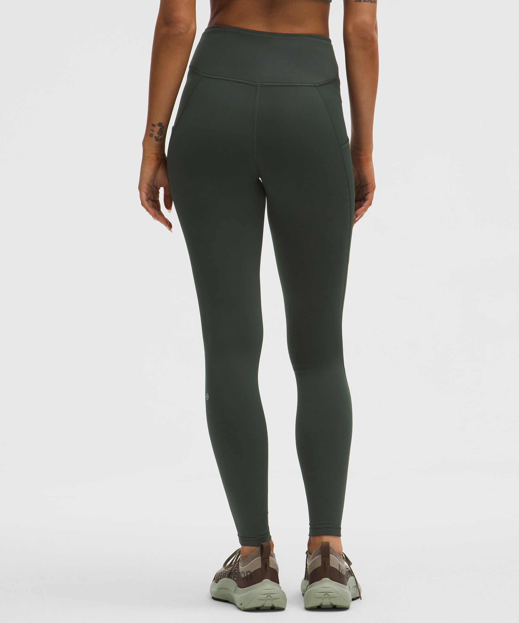 Legging Fast&nbsp;and&nbsp;Free taille haute en molleton 71&nbsp;cm *Poches