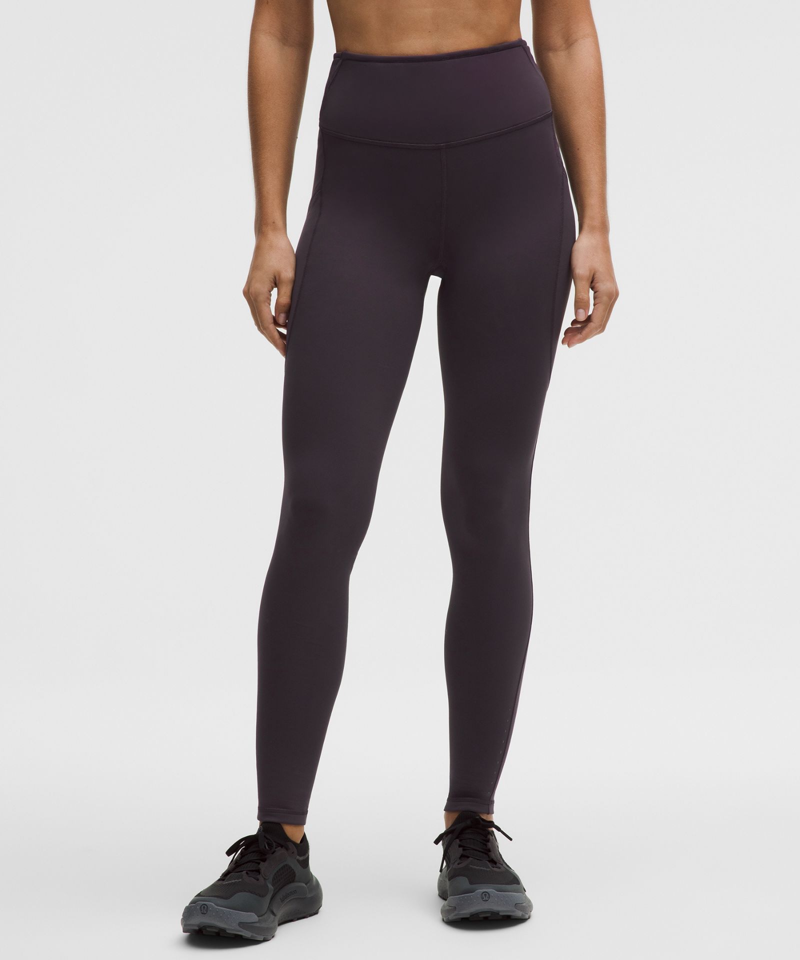 Женские тёплые тайтсы Lululemon Fast and Free с высокой посадкой — фото 2