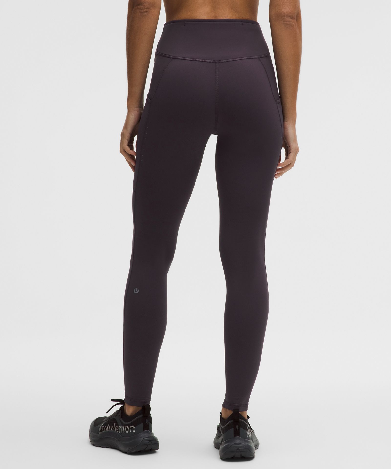 Женские тёплые тайтсы Lululemon Fast and Free с высокой посадкой — фото 3