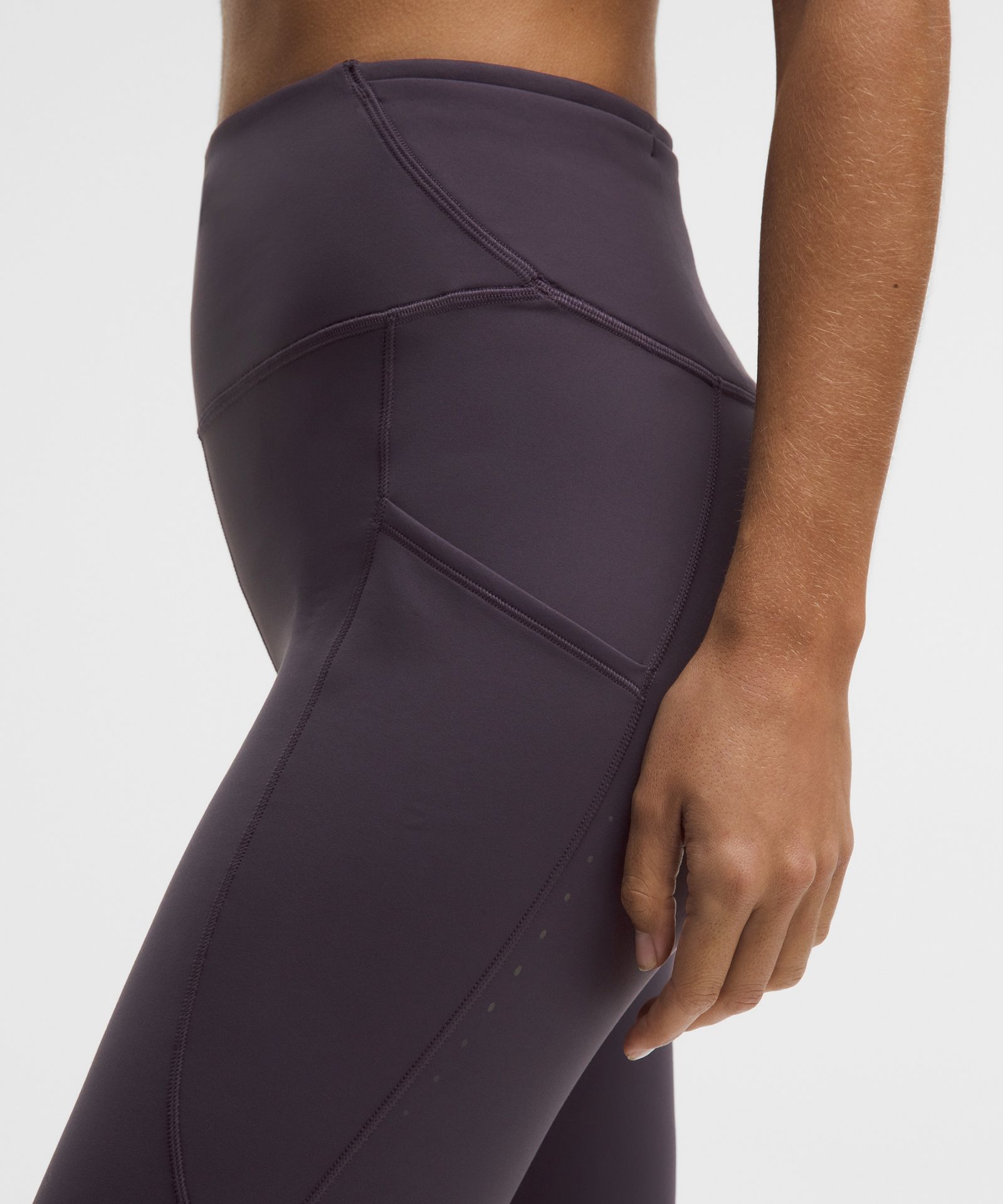 Женские тёплые тайтсы Lululemon Fast and Free с высокой посадкой — фото 5