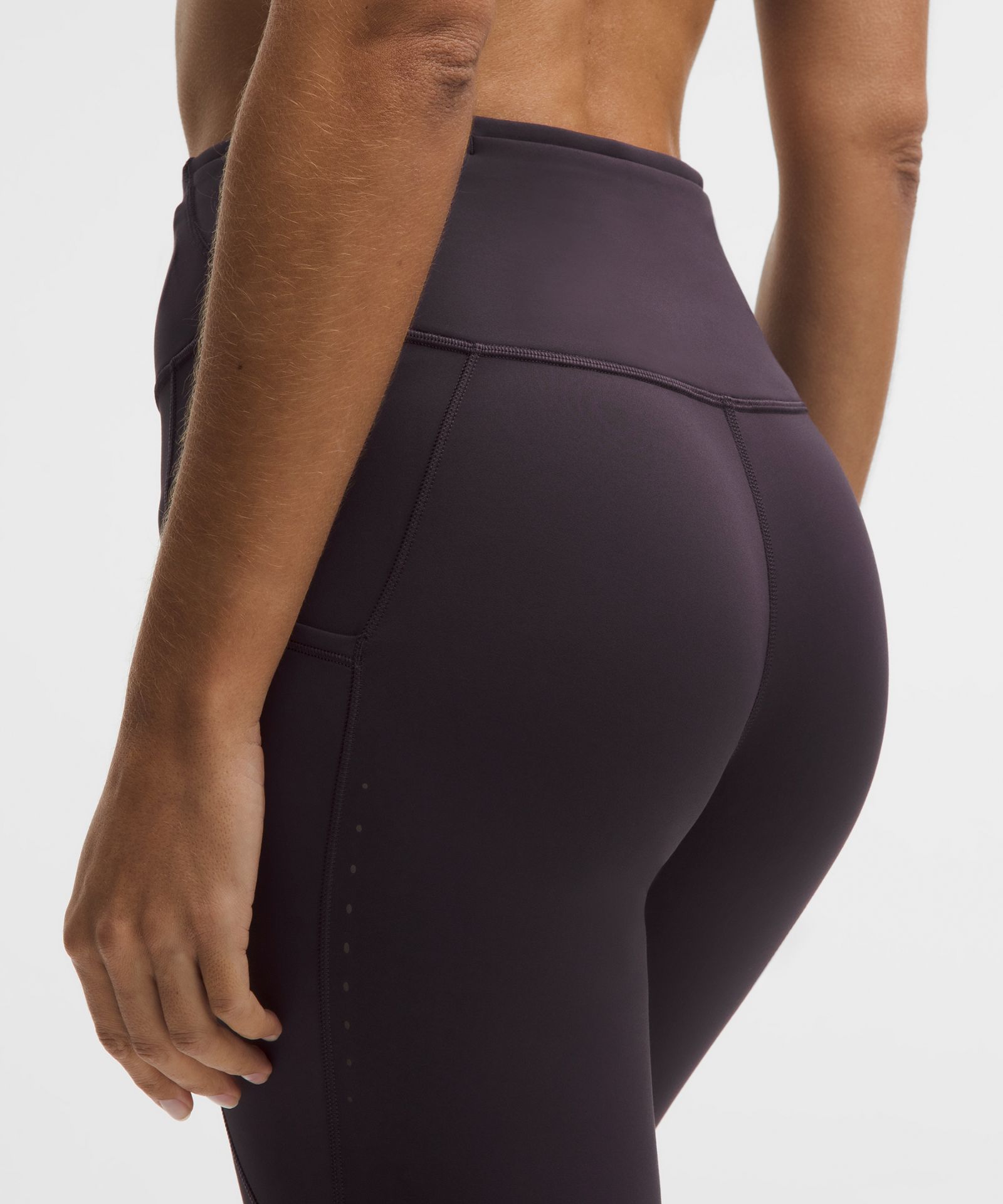 Женские тёплые тайтсы Lululemon Fast and Free с высокой посадкой — фото 6