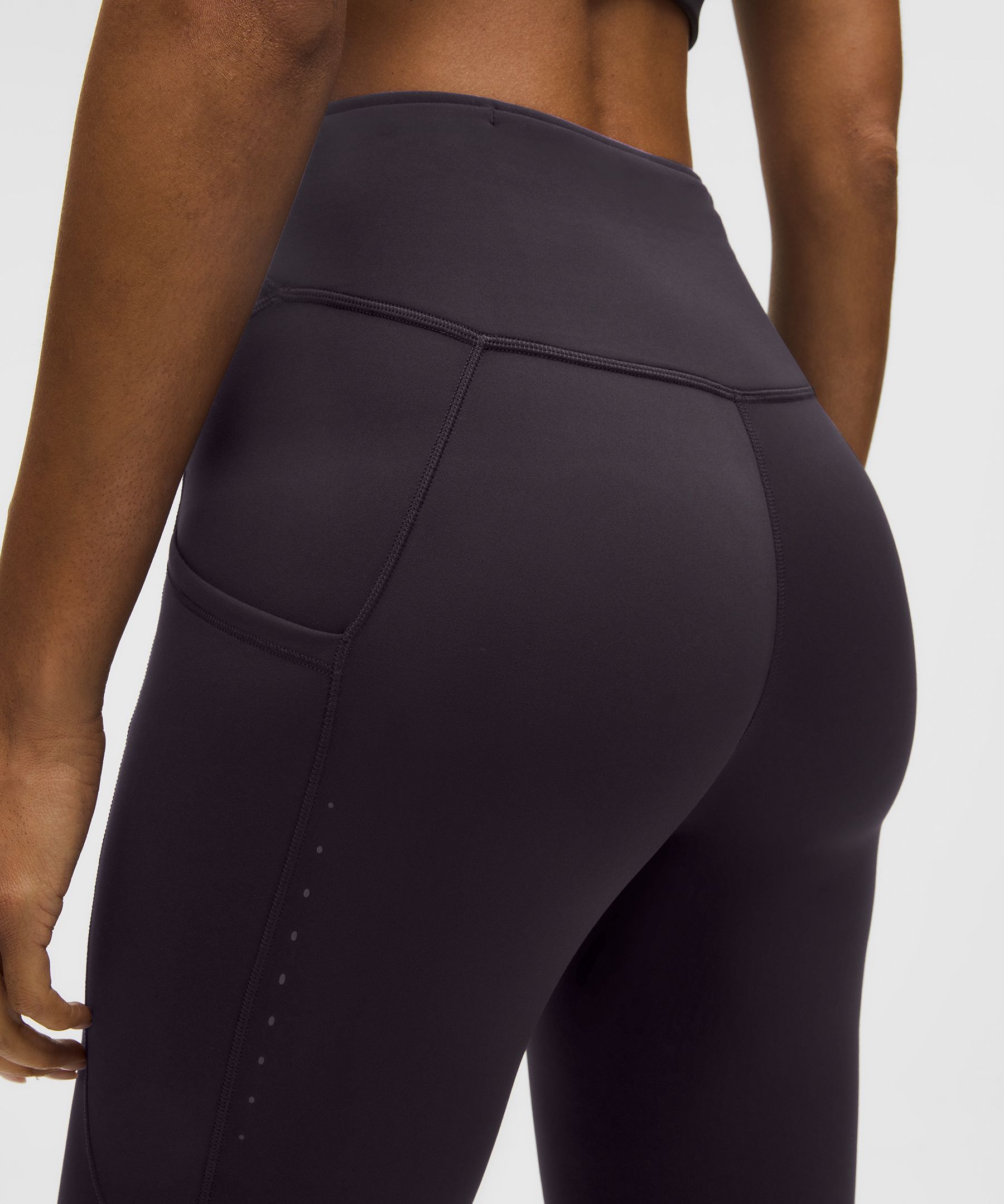 Lululemon Fast And Free High-rise Thermal Tight 28" In Gray