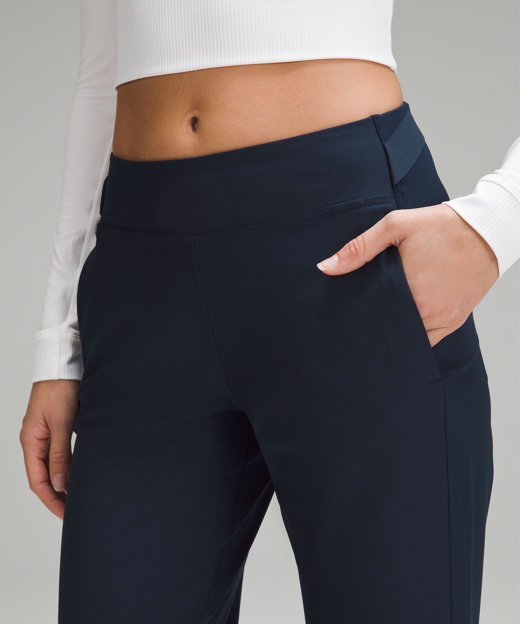 Smooth Your Waist Black Golf Crop Pant