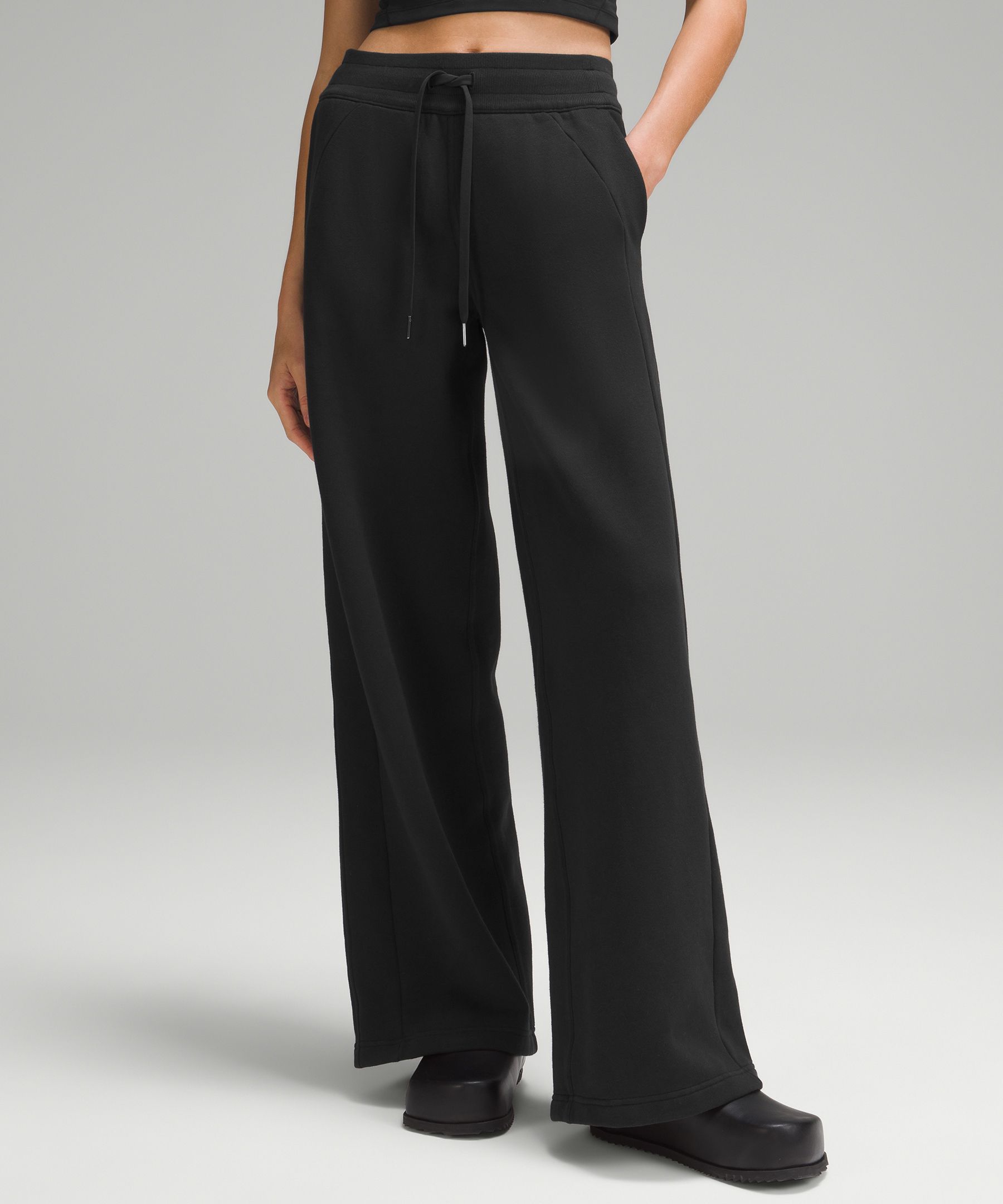 Scuba Mid-Rise Wide-Leg Pant *Full Length