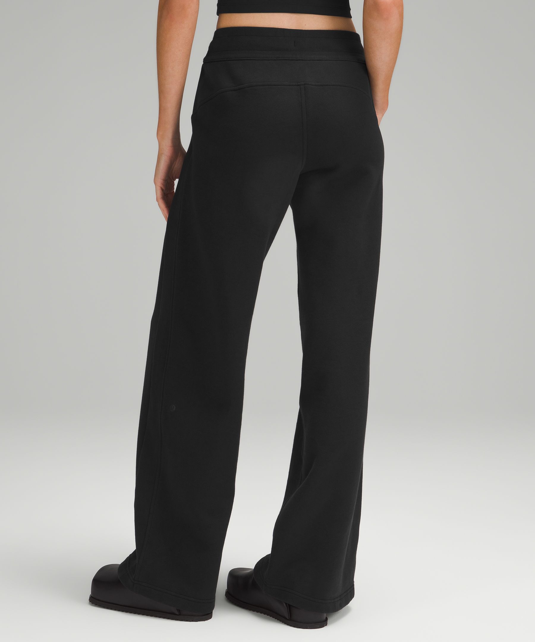 Scuba Mid-Rise Wide-Leg Pant