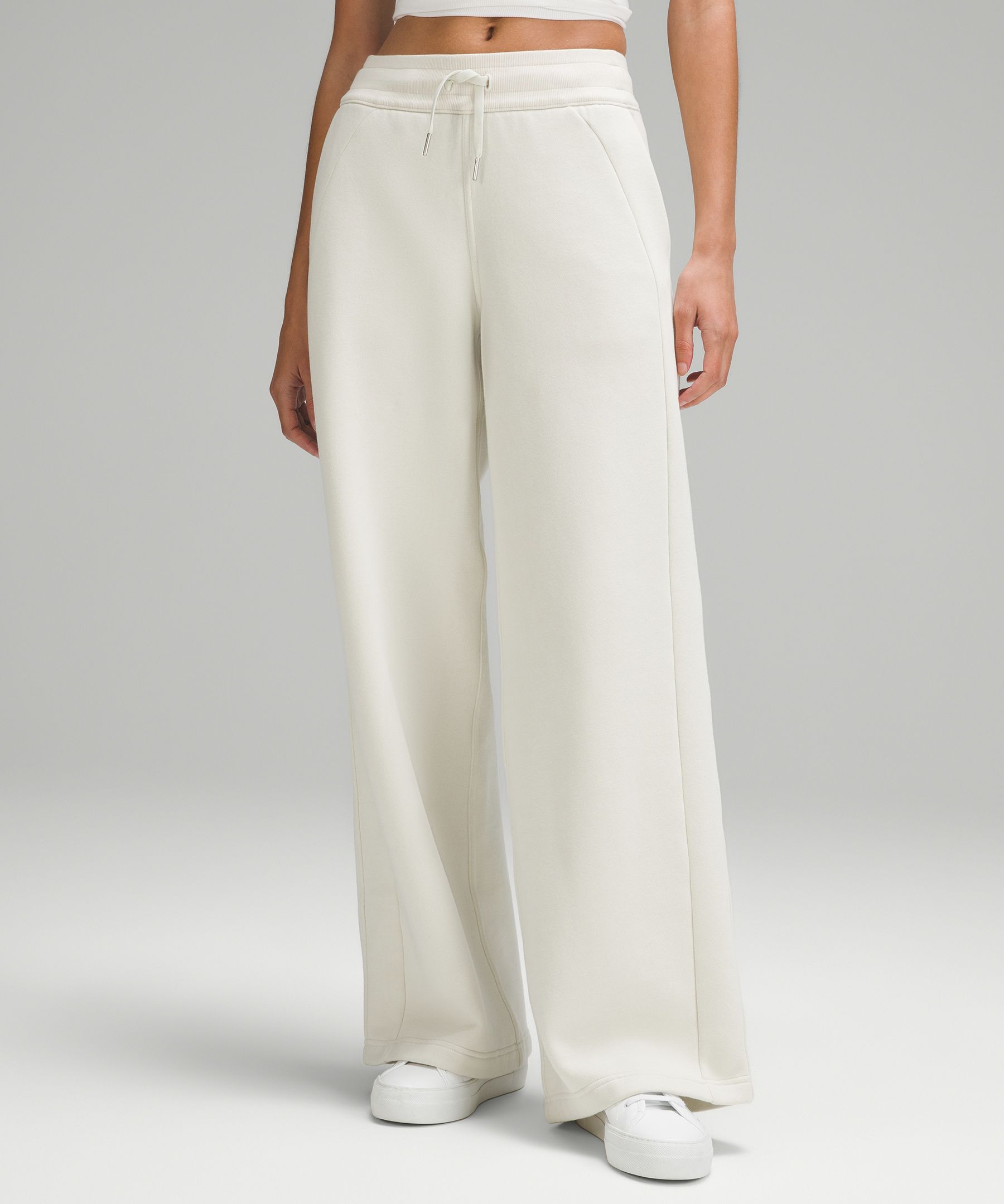 Scuba Mid-Rise Wide-Leg Pant *Full Length | Women's Sweatpants